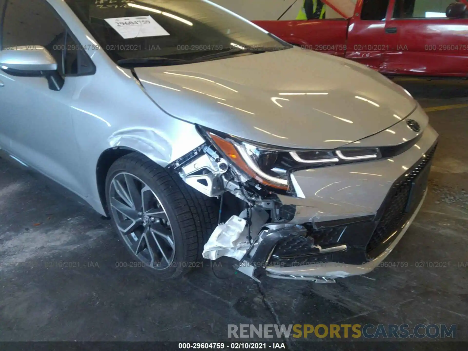 6 Photograph of a damaged car JTDS4MCE1MJ054192 TOYOTA COROLLA 2021