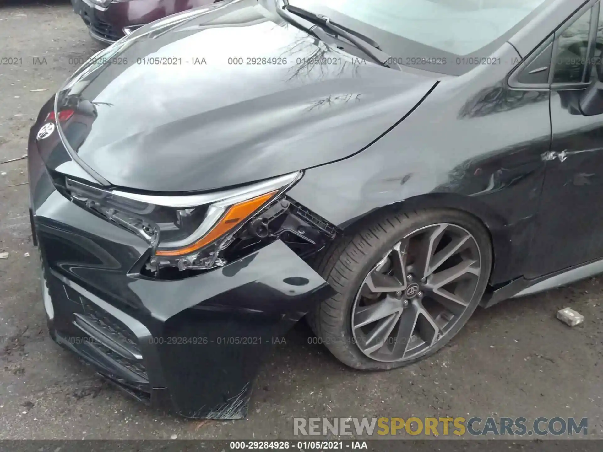 6 Photograph of a damaged car JTDS4MCE1MJ054547 TOYOTA COROLLA 2021