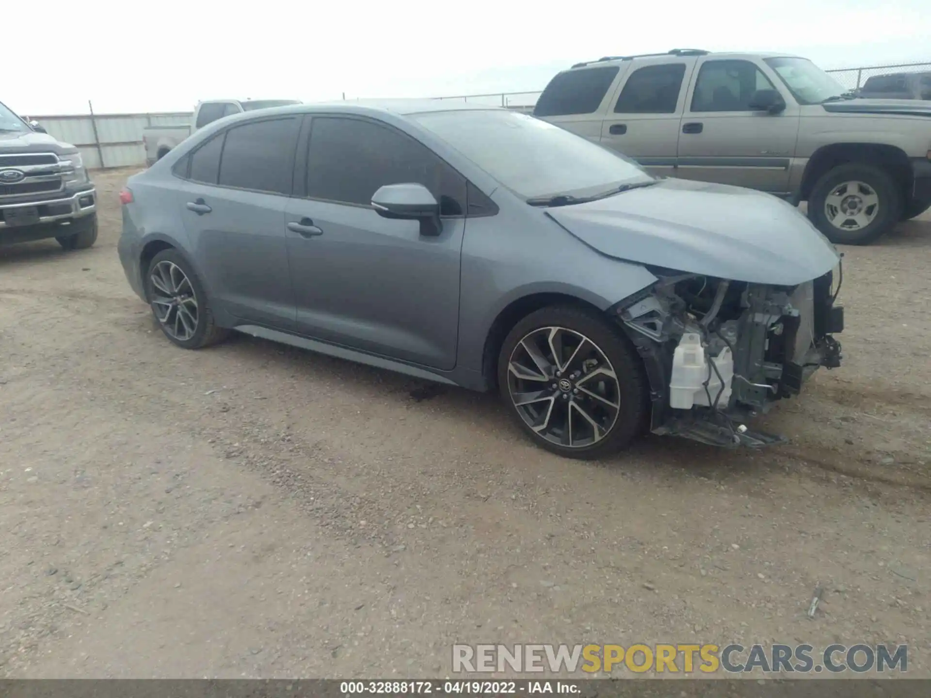 1 Photograph of a damaged car JTDS4MCE1MJ055567 TOYOTA COROLLA 2021