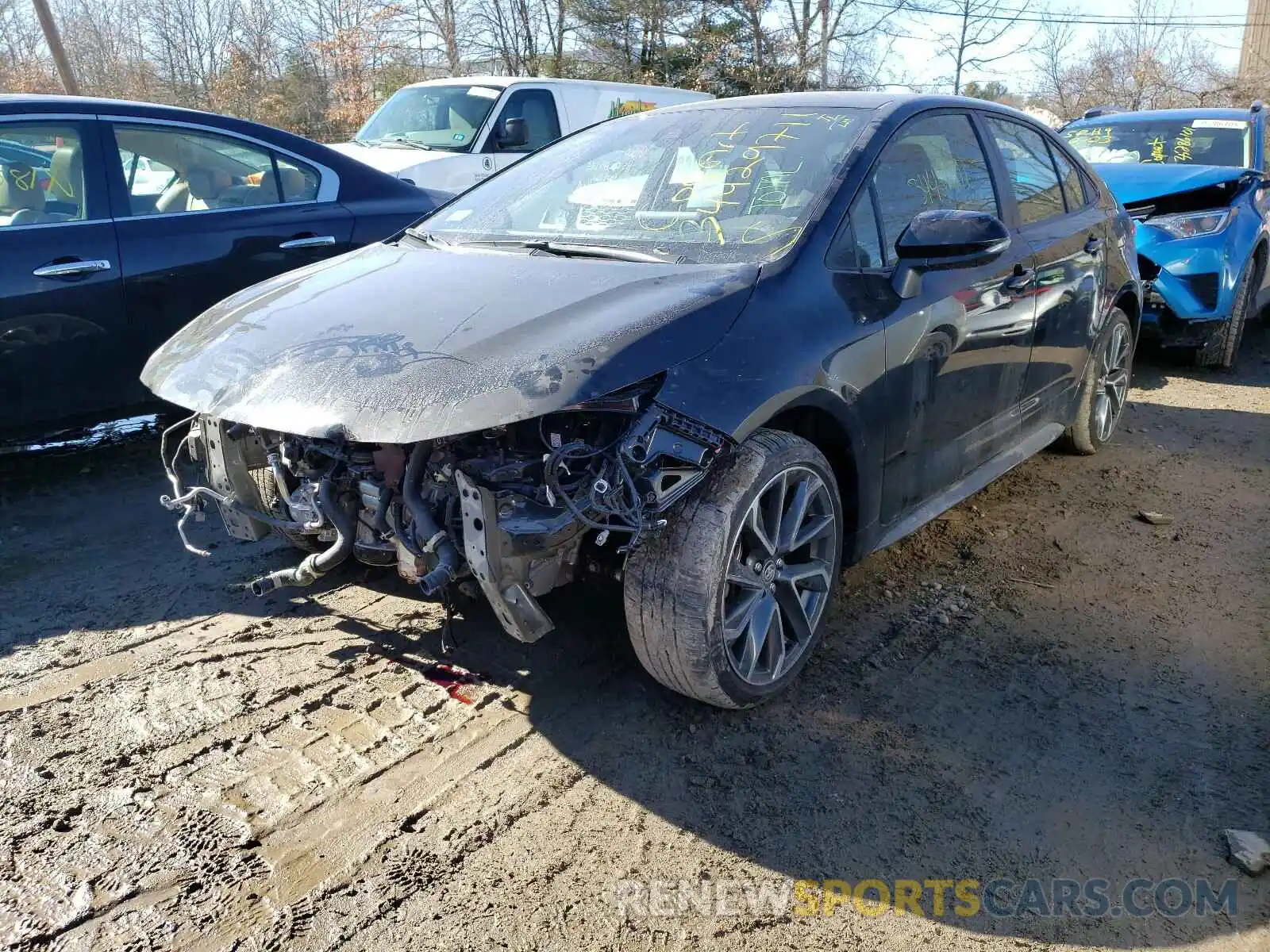 2 Photograph of a damaged car JTDS4MCE1MJ057058 TOYOTA COROLLA 2021