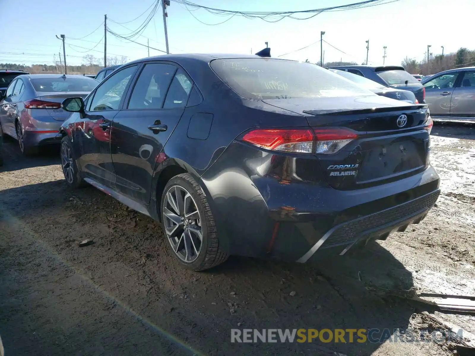 3 Photograph of a damaged car JTDS4MCE1MJ057058 TOYOTA COROLLA 2021