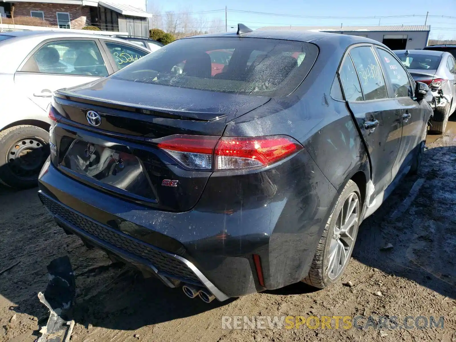 4 Photograph of a damaged car JTDS4MCE1MJ057058 TOYOTA COROLLA 2021