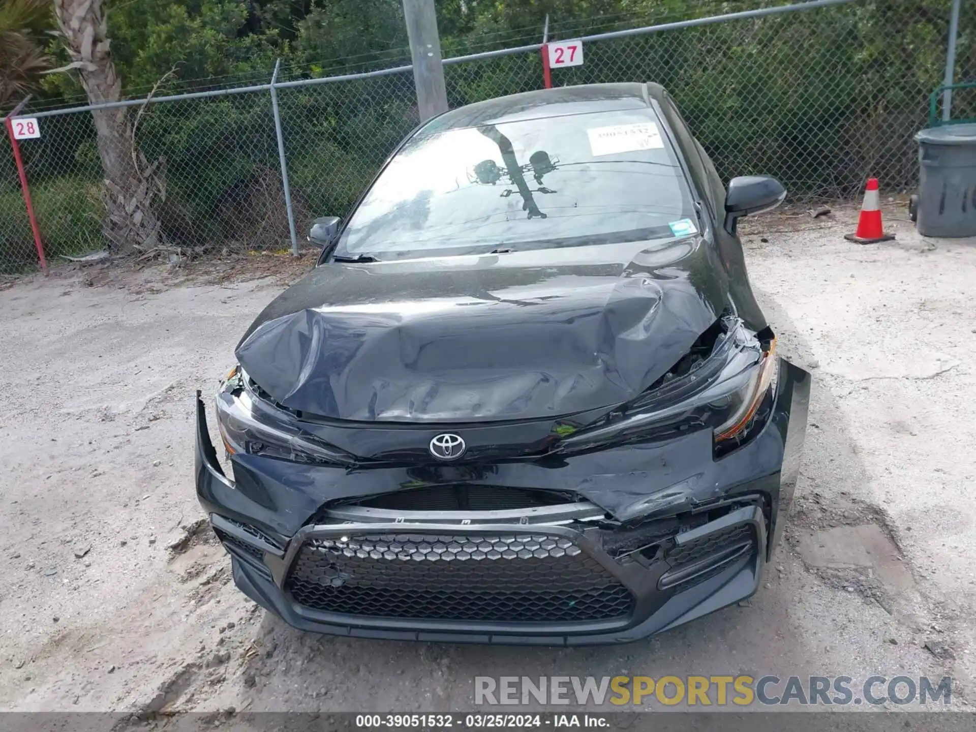 13 Photograph of a damaged car JTDS4MCE1MJ057156 TOYOTA COROLLA 2021