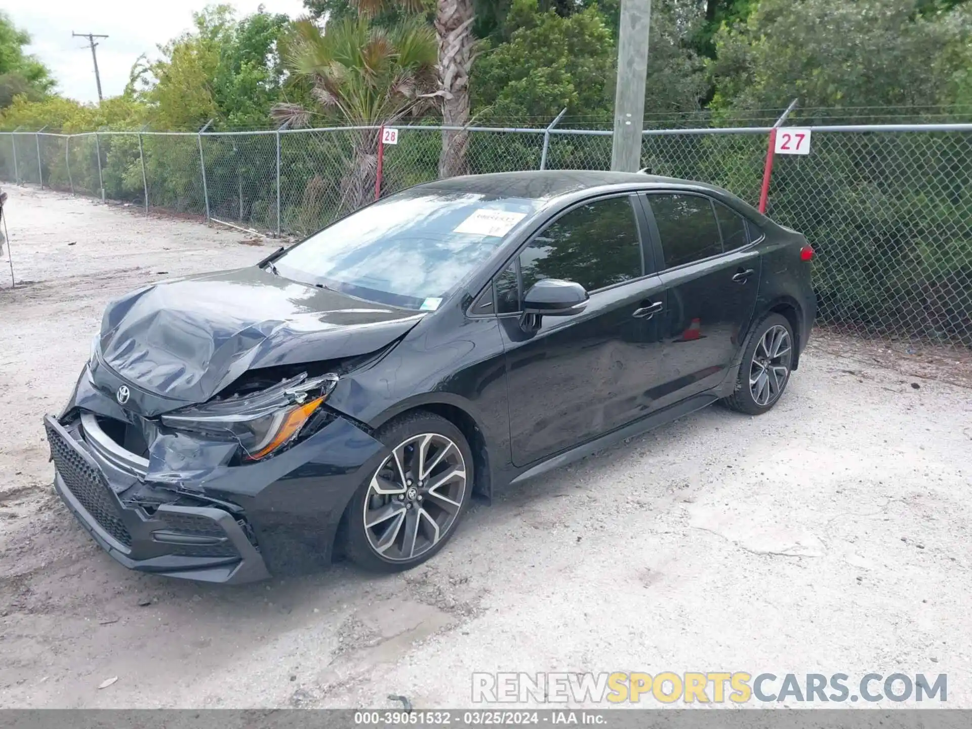 2 Photograph of a damaged car JTDS4MCE1MJ057156 TOYOTA COROLLA 2021