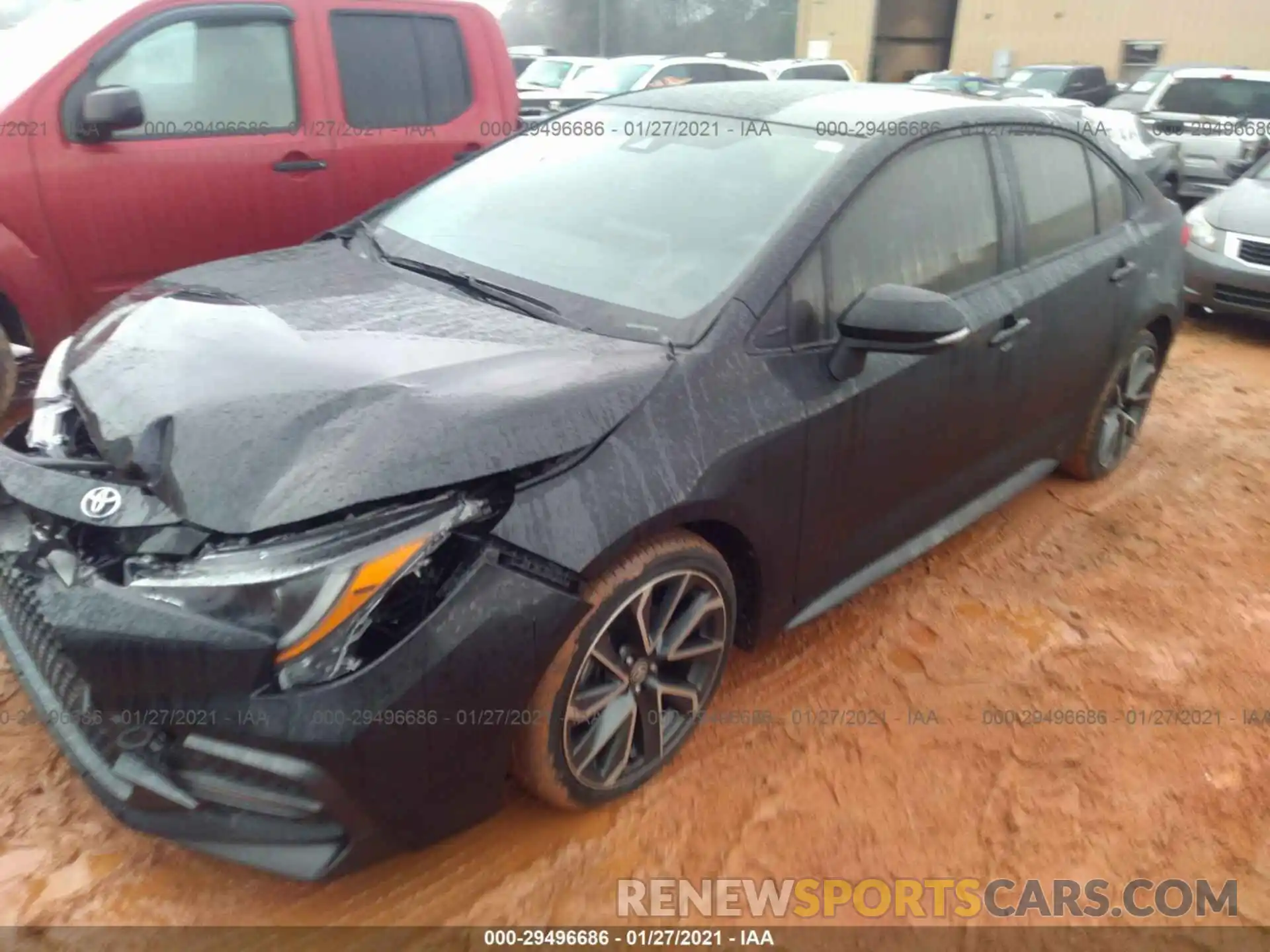 2 Photograph of a damaged car JTDS4MCE1MJ057352 TOYOTA COROLLA 2021