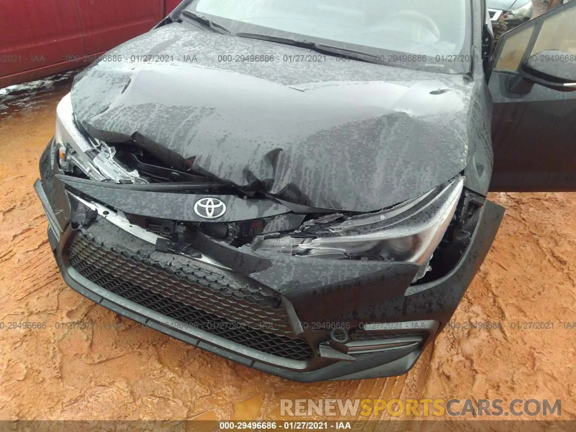 6 Photograph of a damaged car JTDS4MCE1MJ057352 TOYOTA COROLLA 2021