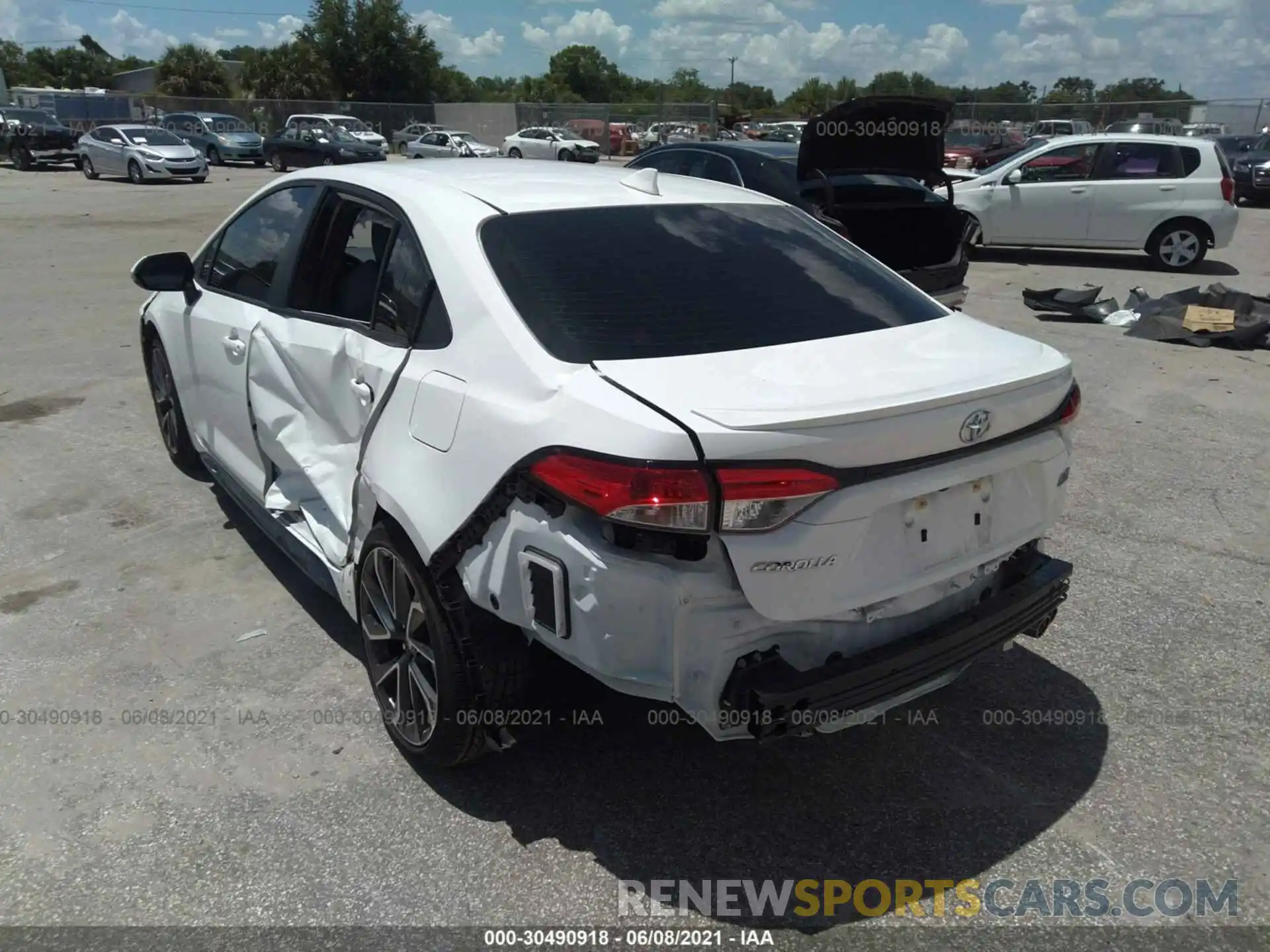 6 Photograph of a damaged car JTDS4MCE1MJ058808 TOYOTA COROLLA 2021