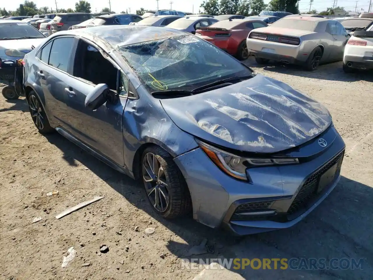 1 Photograph of a damaged car JTDS4MCE1MJ060803 TOYOTA COROLLA 2021