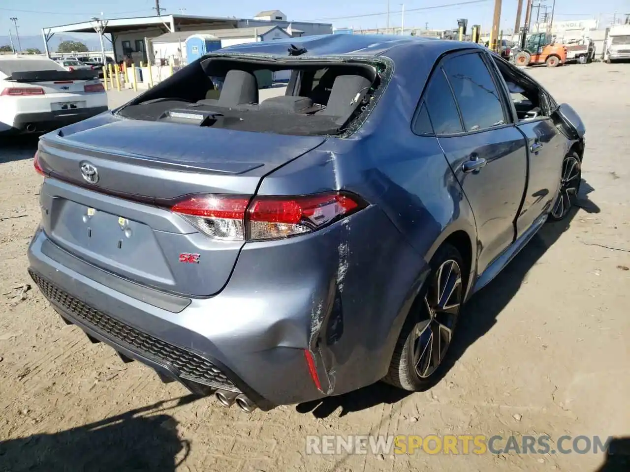 4 Photograph of a damaged car JTDS4MCE1MJ060803 TOYOTA COROLLA 2021