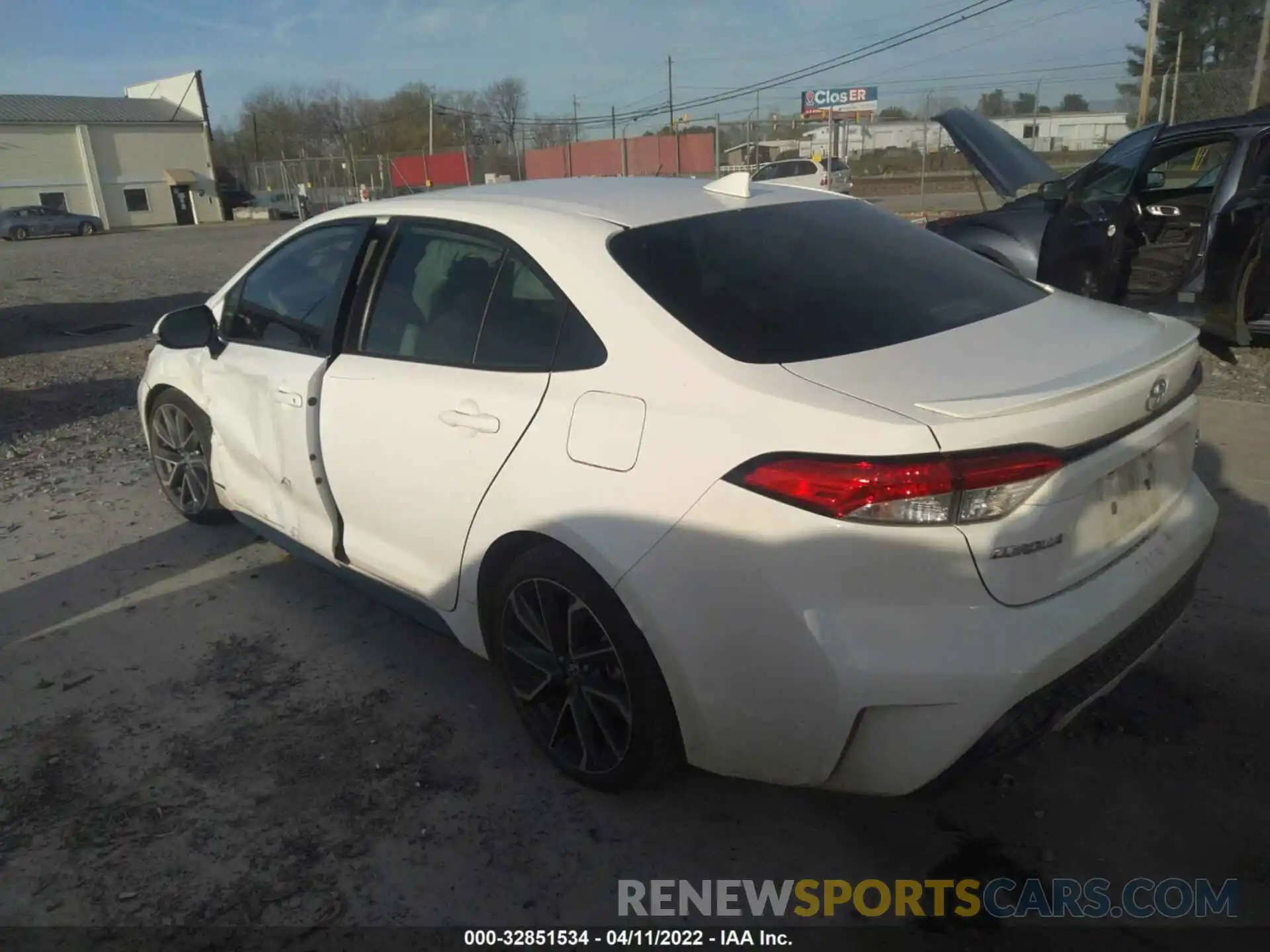 3 Photograph of a damaged car JTDS4MCE1MJ061112 TOYOTA COROLLA 2021