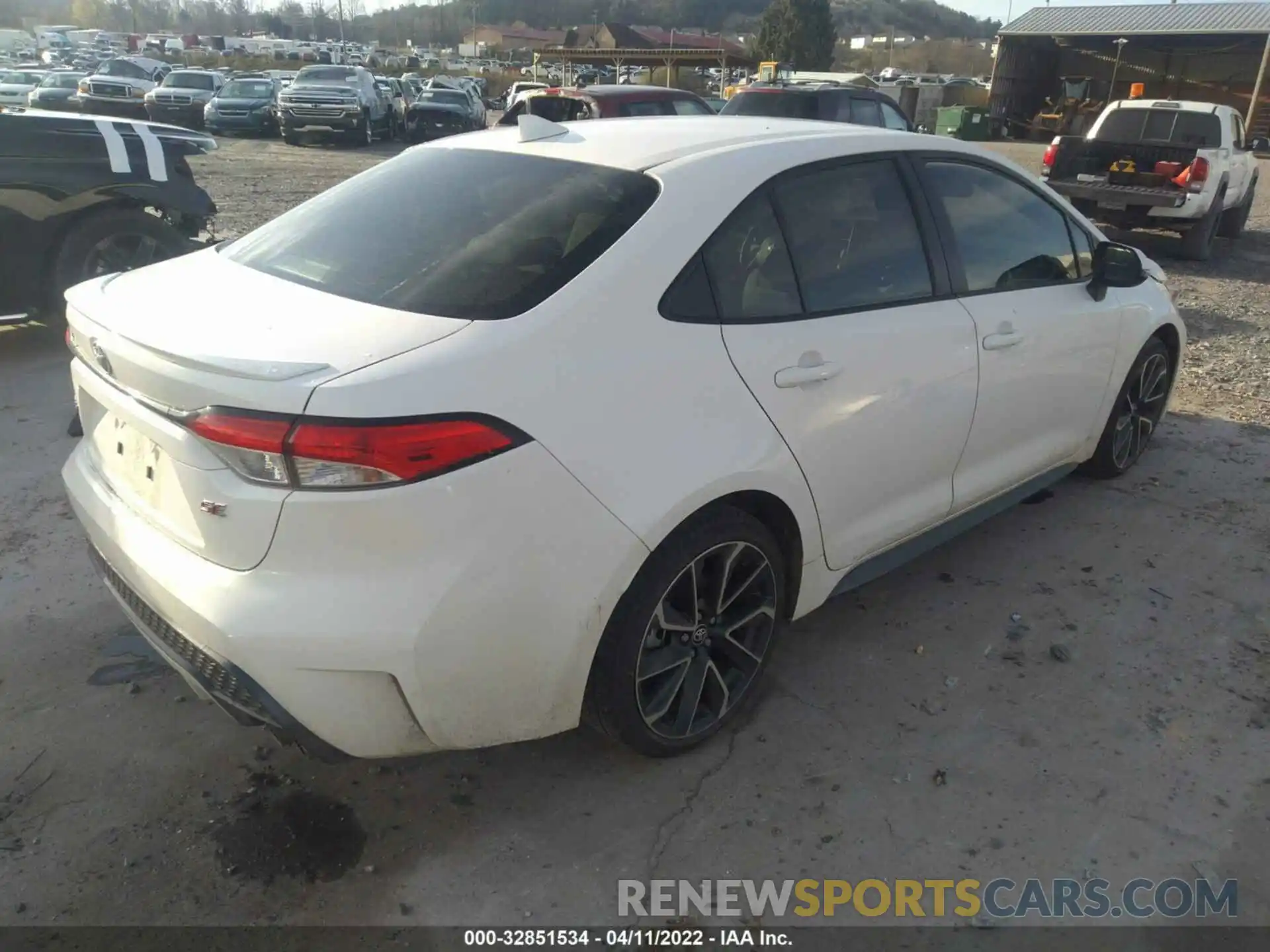 4 Photograph of a damaged car JTDS4MCE1MJ061112 TOYOTA COROLLA 2021