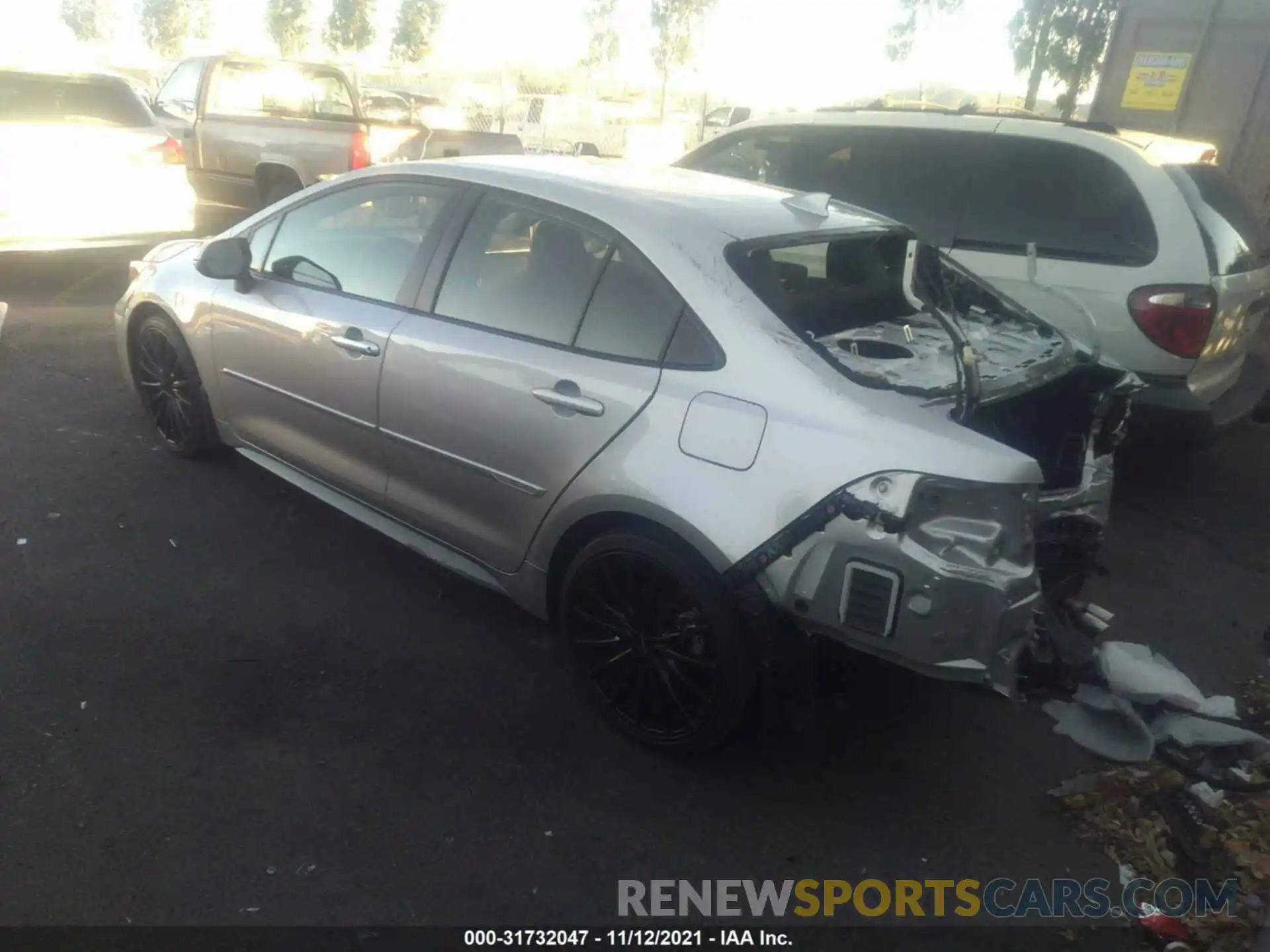 3 Photograph of a damaged car JTDS4MCE1MJ061465 TOYOTA COROLLA 2021