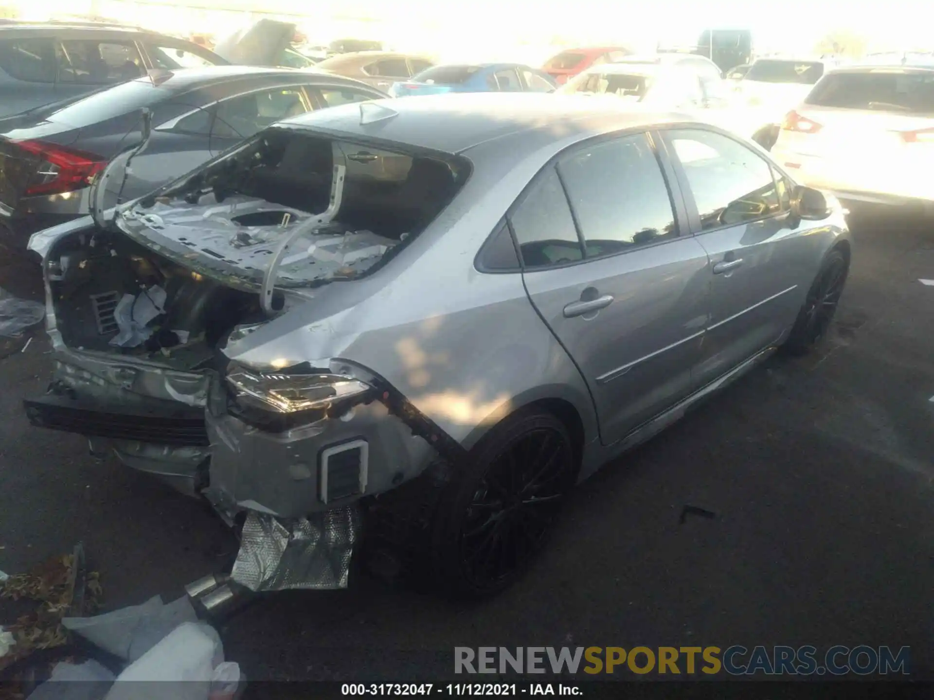 4 Photograph of a damaged car JTDS4MCE1MJ061465 TOYOTA COROLLA 2021