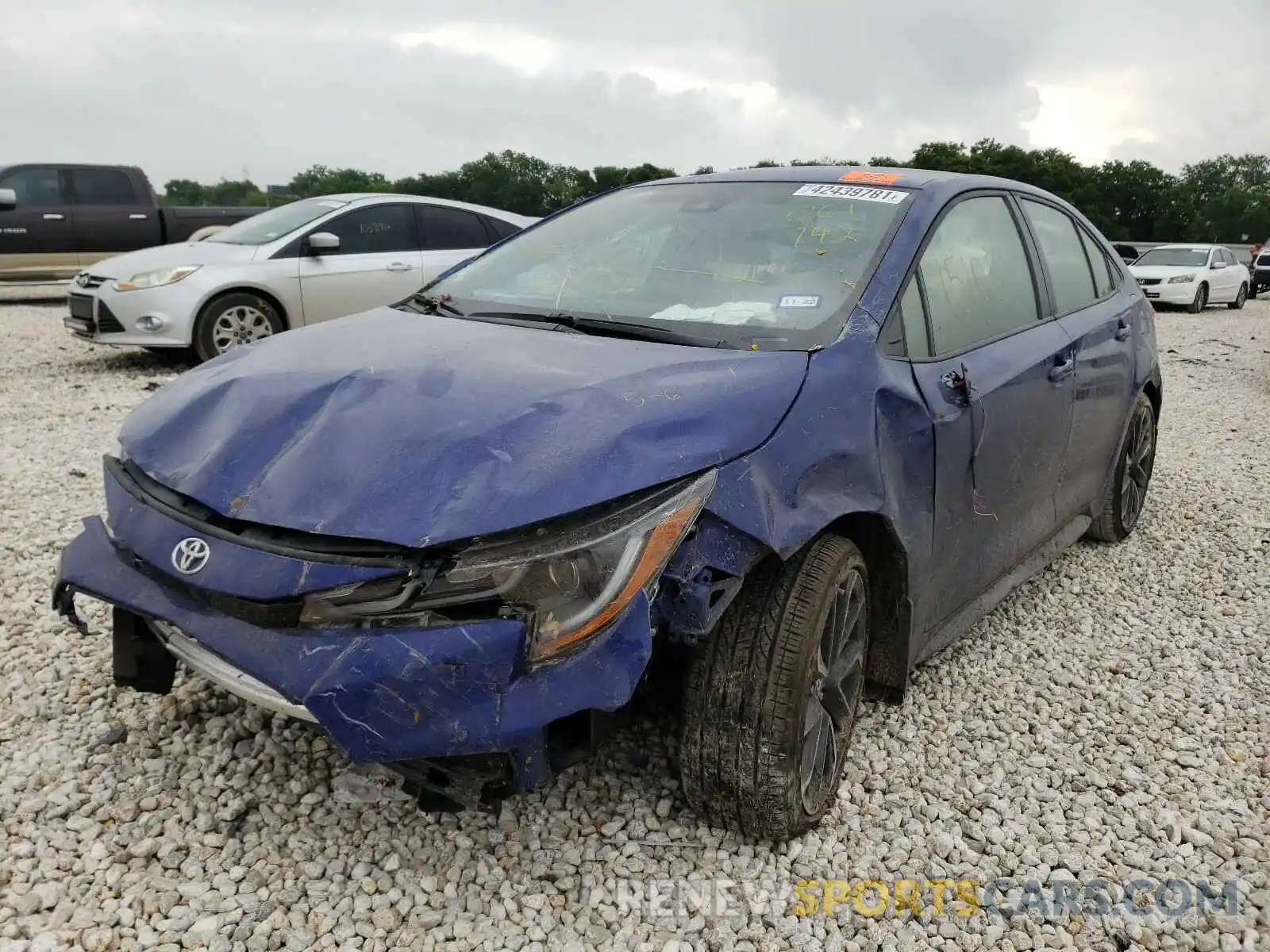 2 Photograph of a damaged car JTDS4MCE1MJ061742 TOYOTA COROLLA 2021