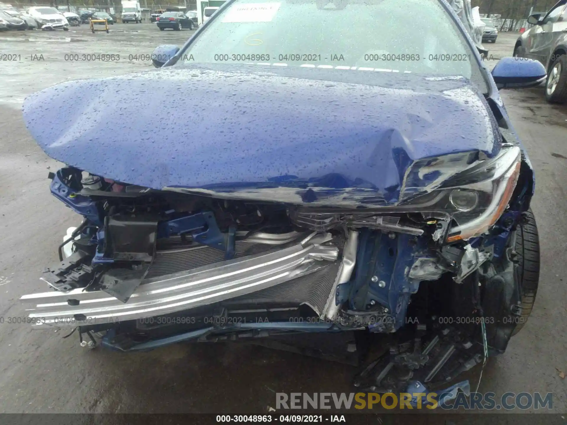 6 Photograph of a damaged car JTDS4MCE1MJ062020 TOYOTA COROLLA 2021