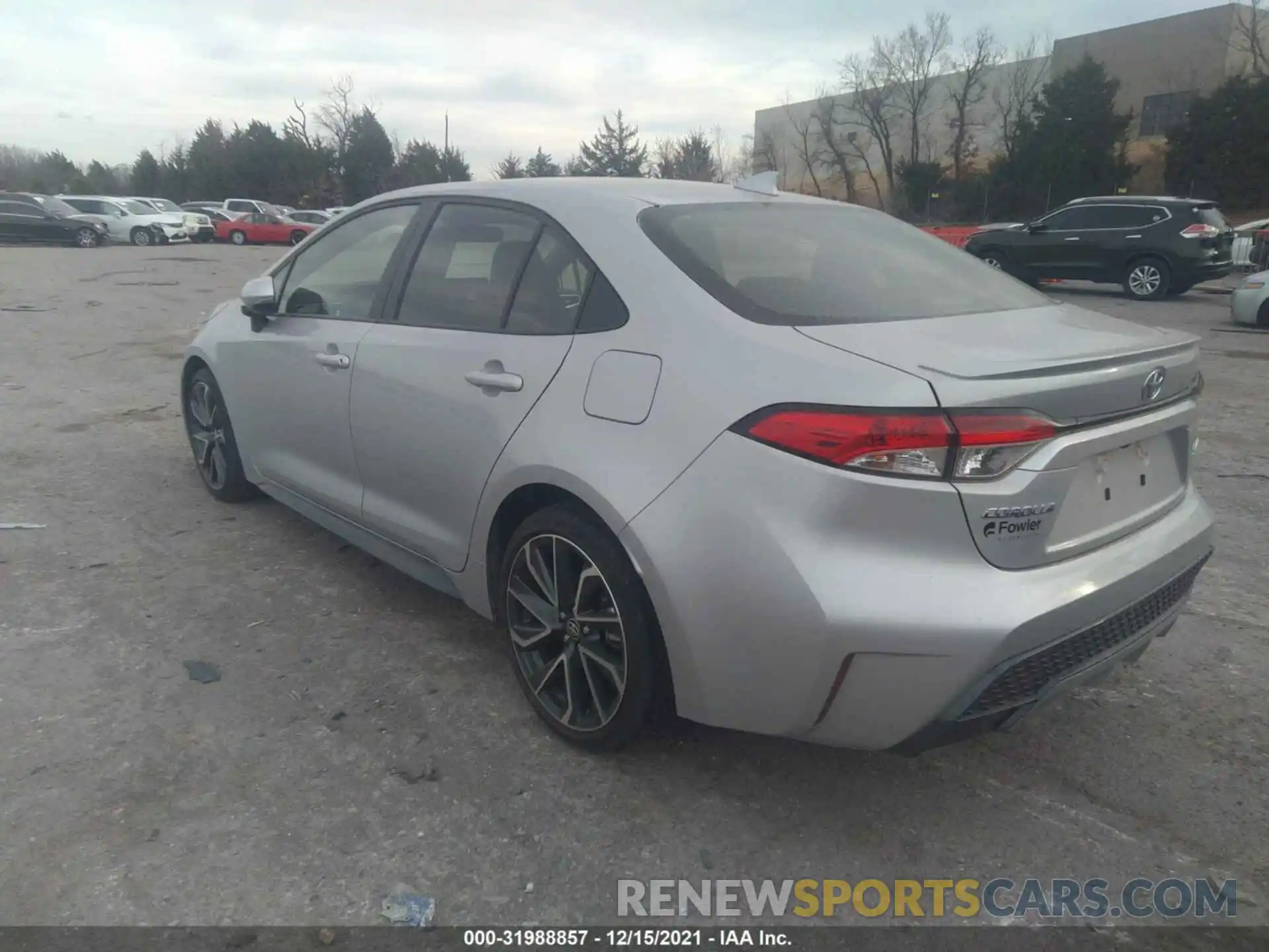 3 Photograph of a damaged car JTDS4MCE1MJ062079 TOYOTA COROLLA 2021