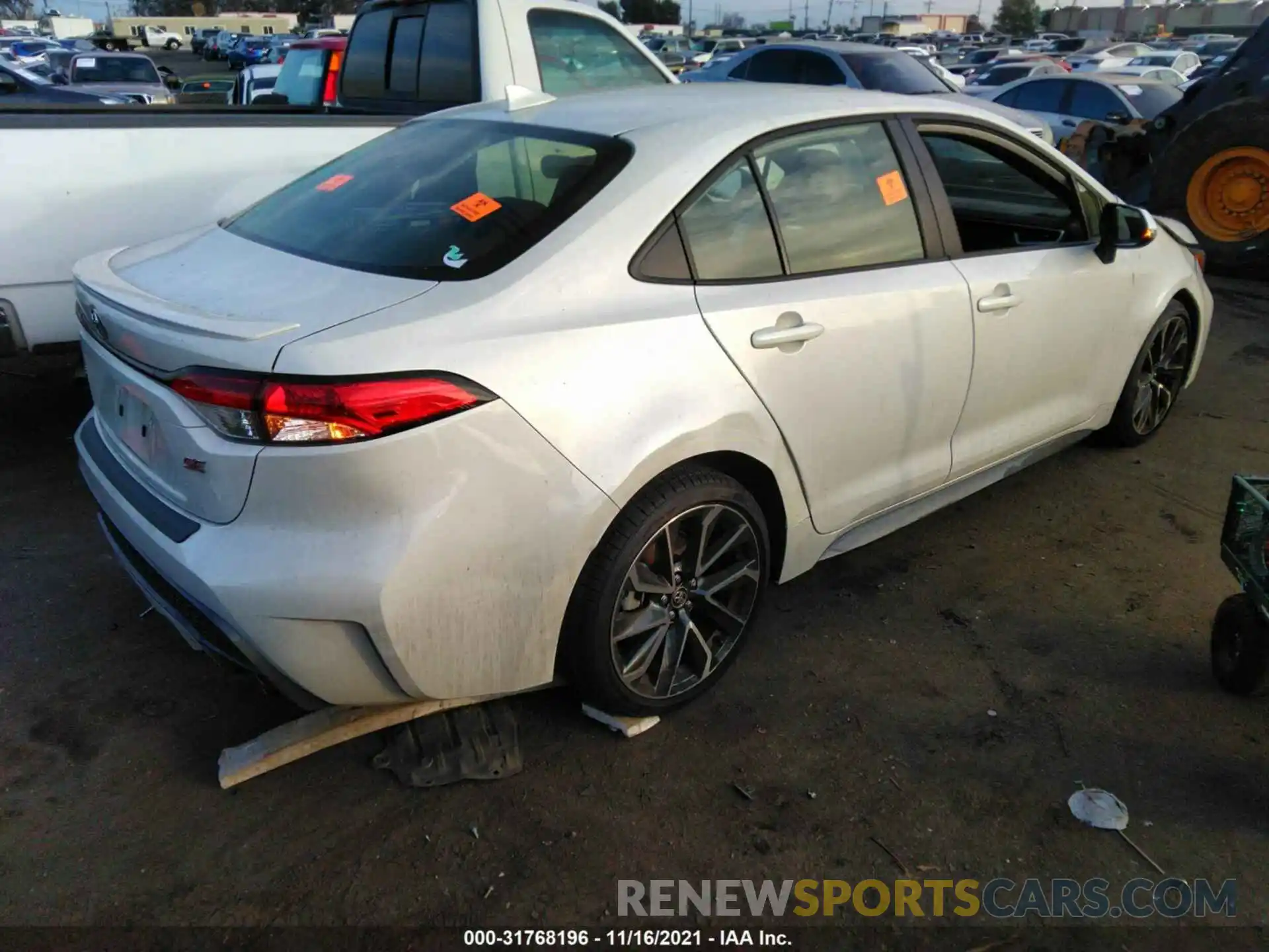 4 Photograph of a damaged car JTDS4MCE1MJ062437 TOYOTA COROLLA 2021