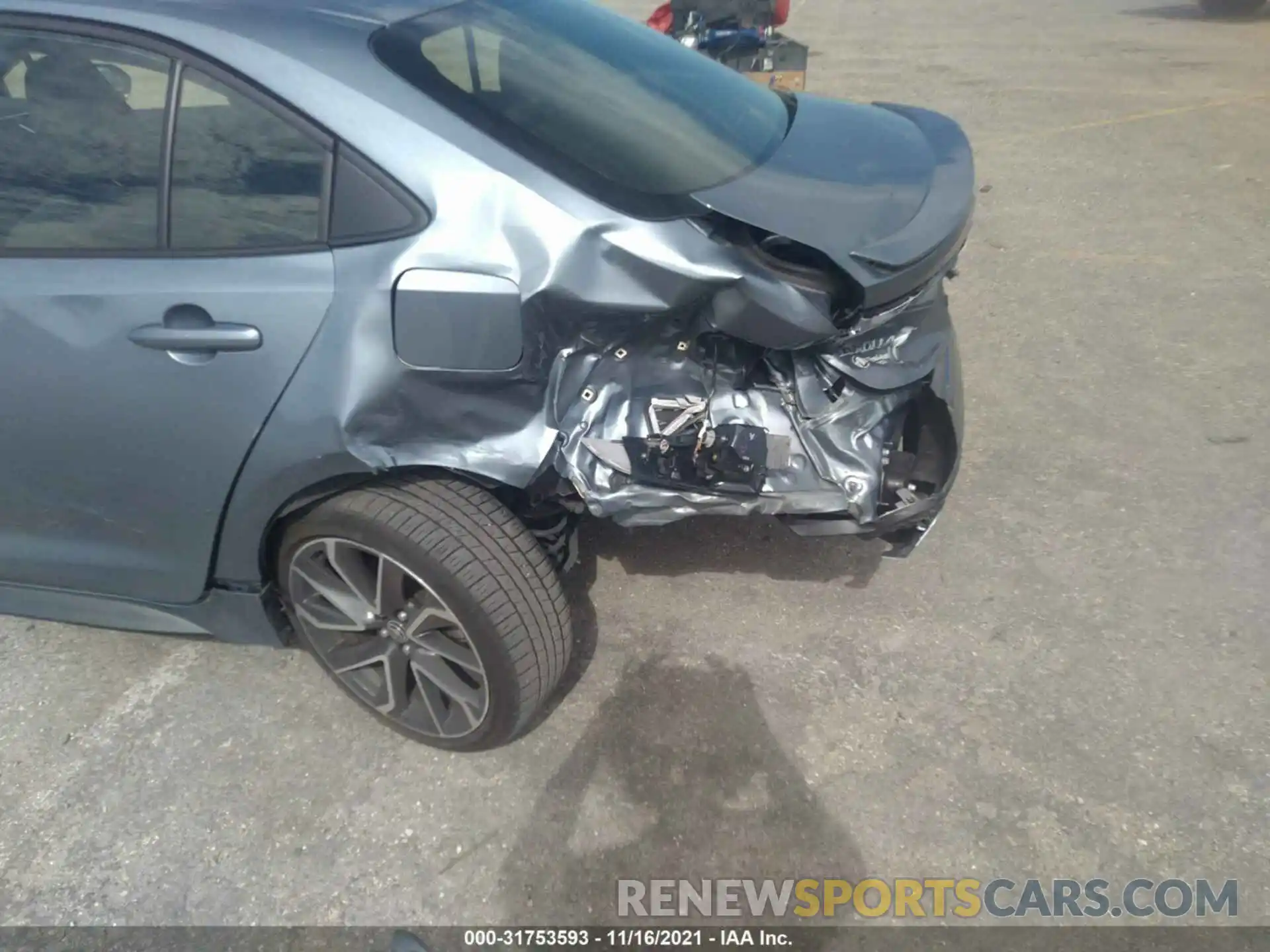 6 Photograph of a damaged car JTDS4MCE1MJ063006 TOYOTA COROLLA 2021