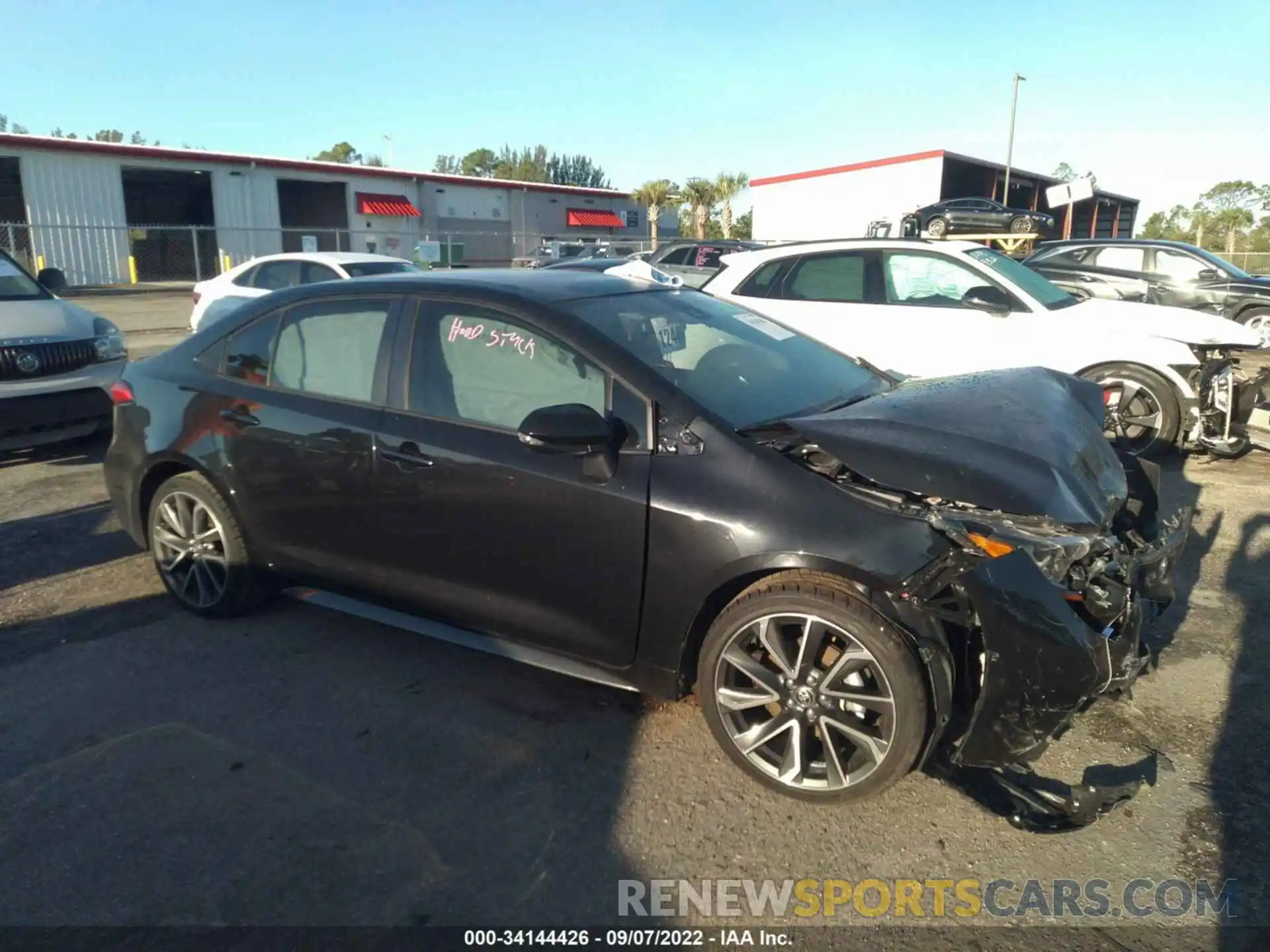 1 Photograph of a damaged car JTDS4MCE1MJ064141 TOYOTA COROLLA 2021