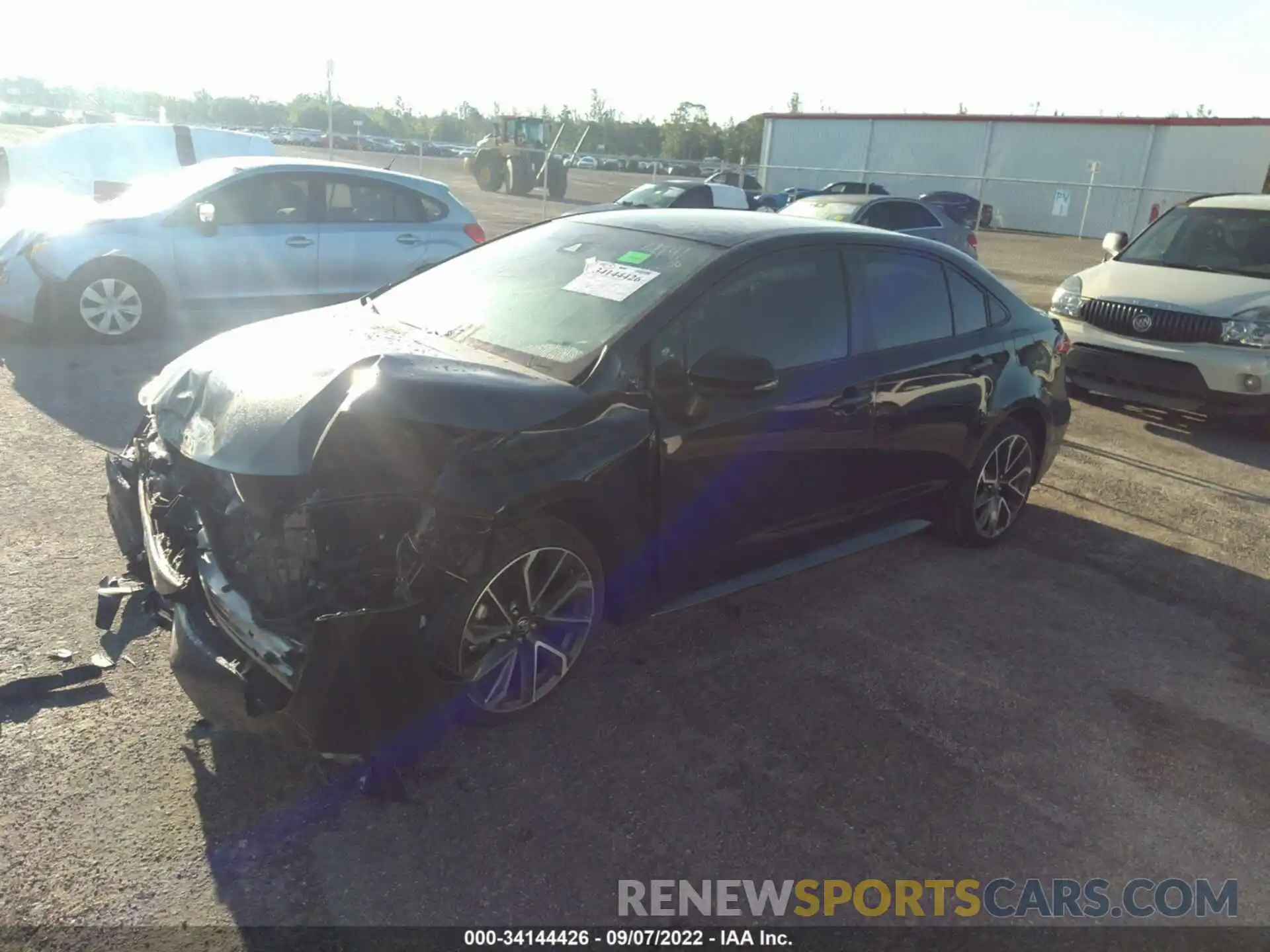 2 Photograph of a damaged car JTDS4MCE1MJ064141 TOYOTA COROLLA 2021