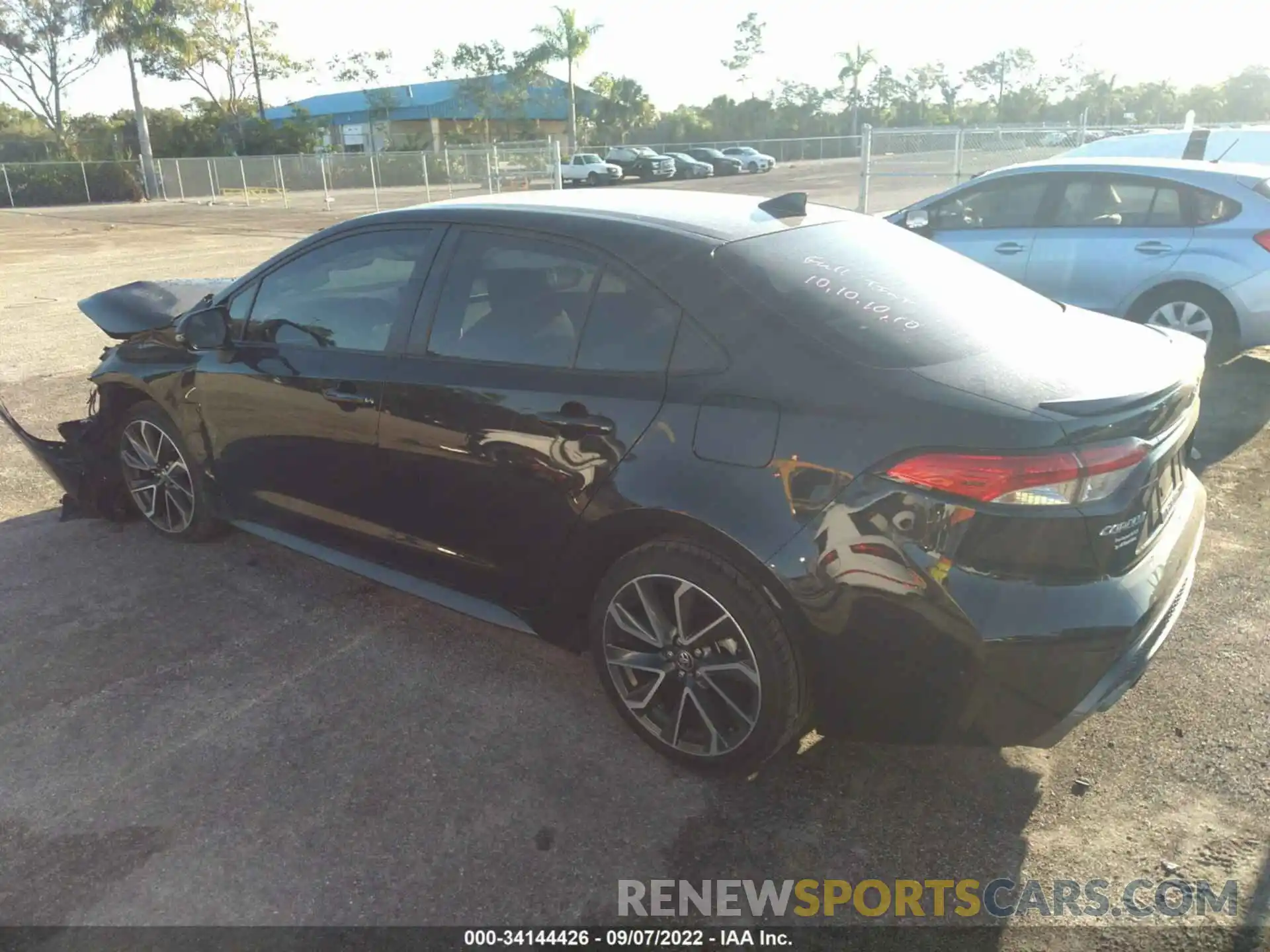 3 Photograph of a damaged car JTDS4MCE1MJ064141 TOYOTA COROLLA 2021