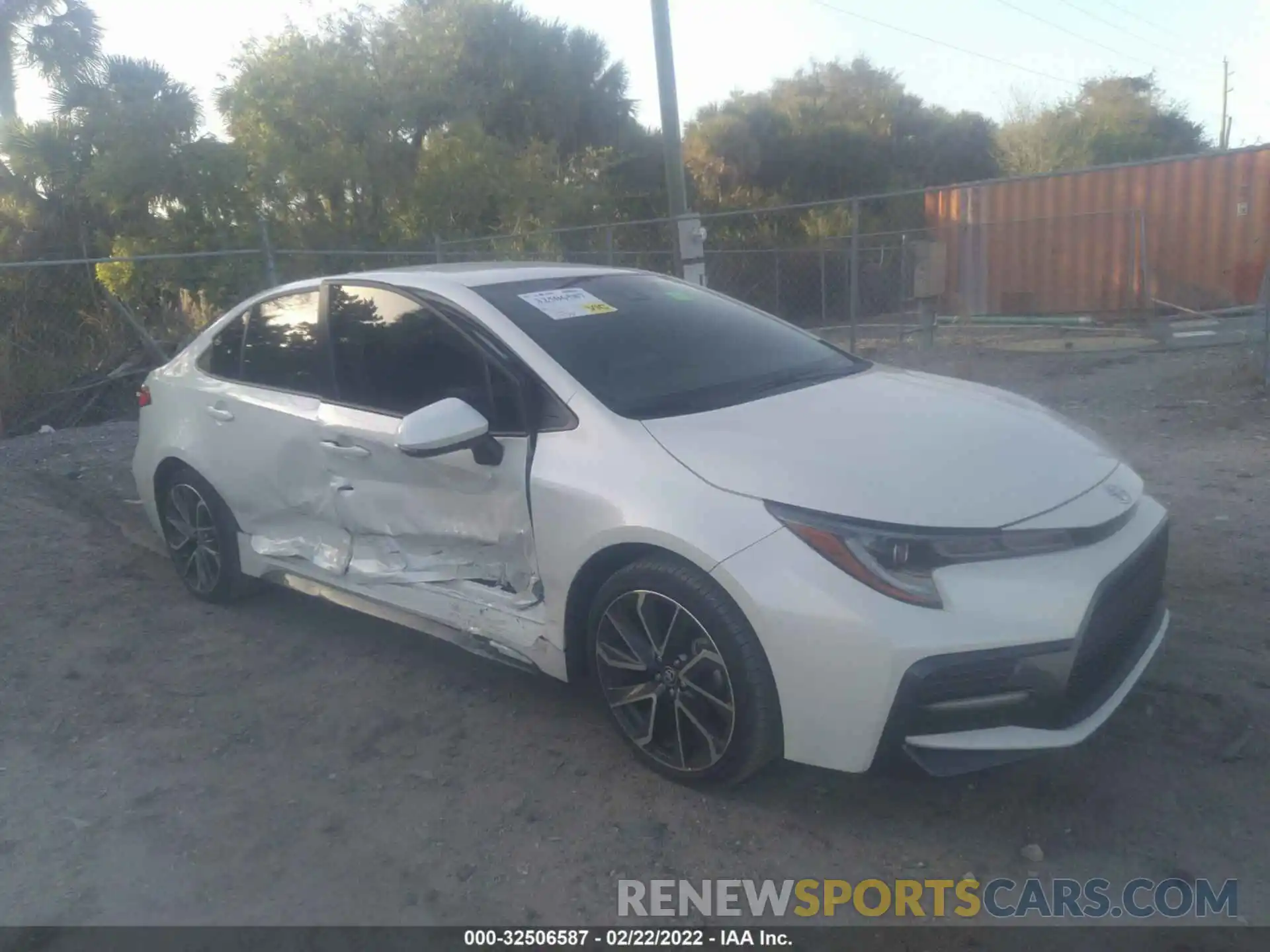 1 Photograph of a damaged car JTDS4MCE1MJ064835 TOYOTA COROLLA 2021