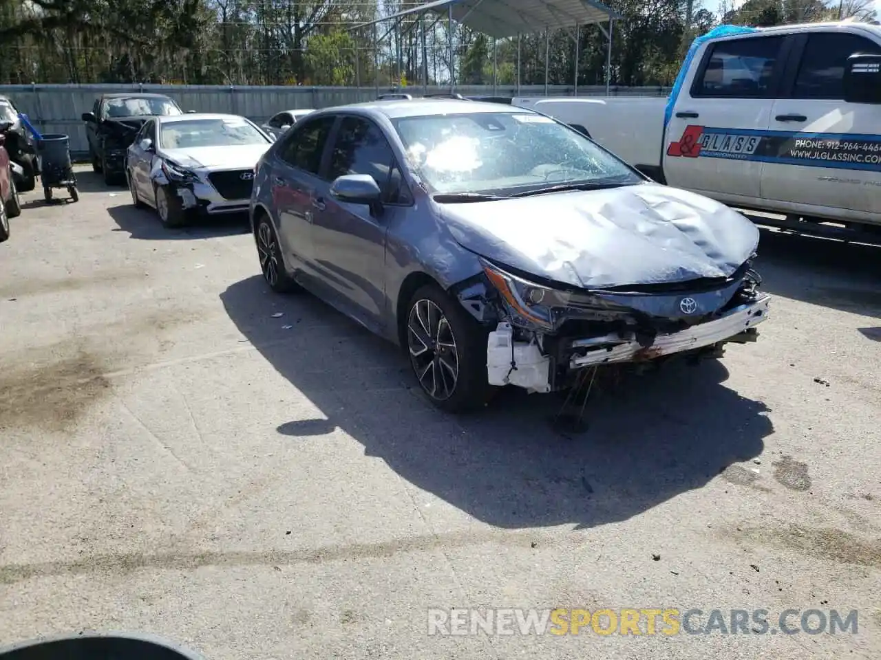 1 Photograph of a damaged car JTDS4MCE1MJ064995 TOYOTA COROLLA 2021