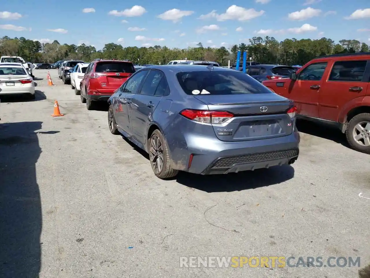 3 Photograph of a damaged car JTDS4MCE1MJ064995 TOYOTA COROLLA 2021