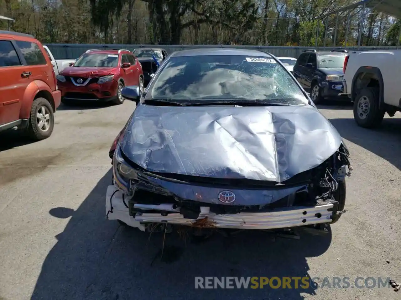 9 Photograph of a damaged car JTDS4MCE1MJ064995 TOYOTA COROLLA 2021