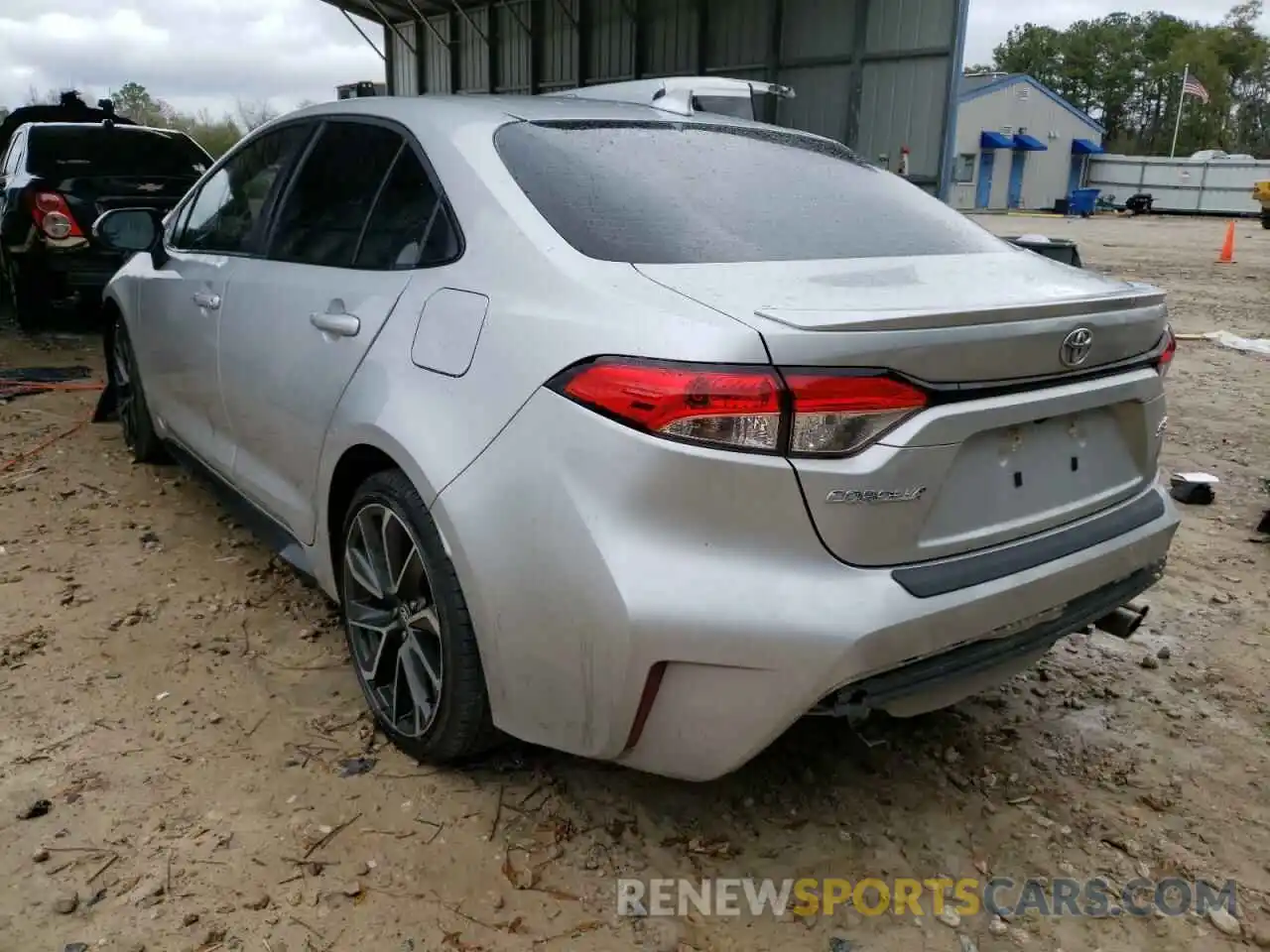 3 Photograph of a damaged car JTDS4MCE1MJ065953 TOYOTA COROLLA 2021