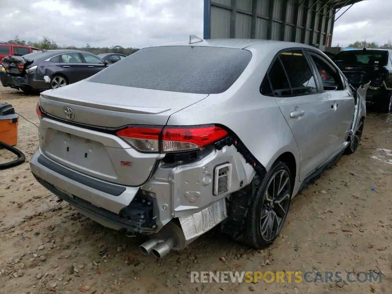 4 Photograph of a damaged car JTDS4MCE1MJ065953 TOYOTA COROLLA 2021