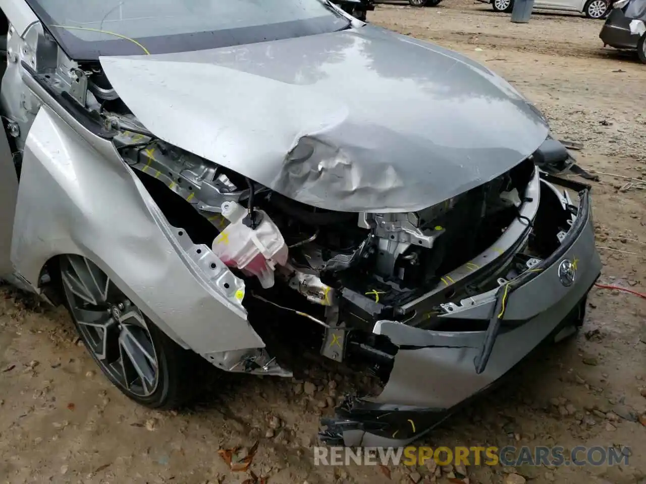 9 Photograph of a damaged car JTDS4MCE1MJ065953 TOYOTA COROLLA 2021