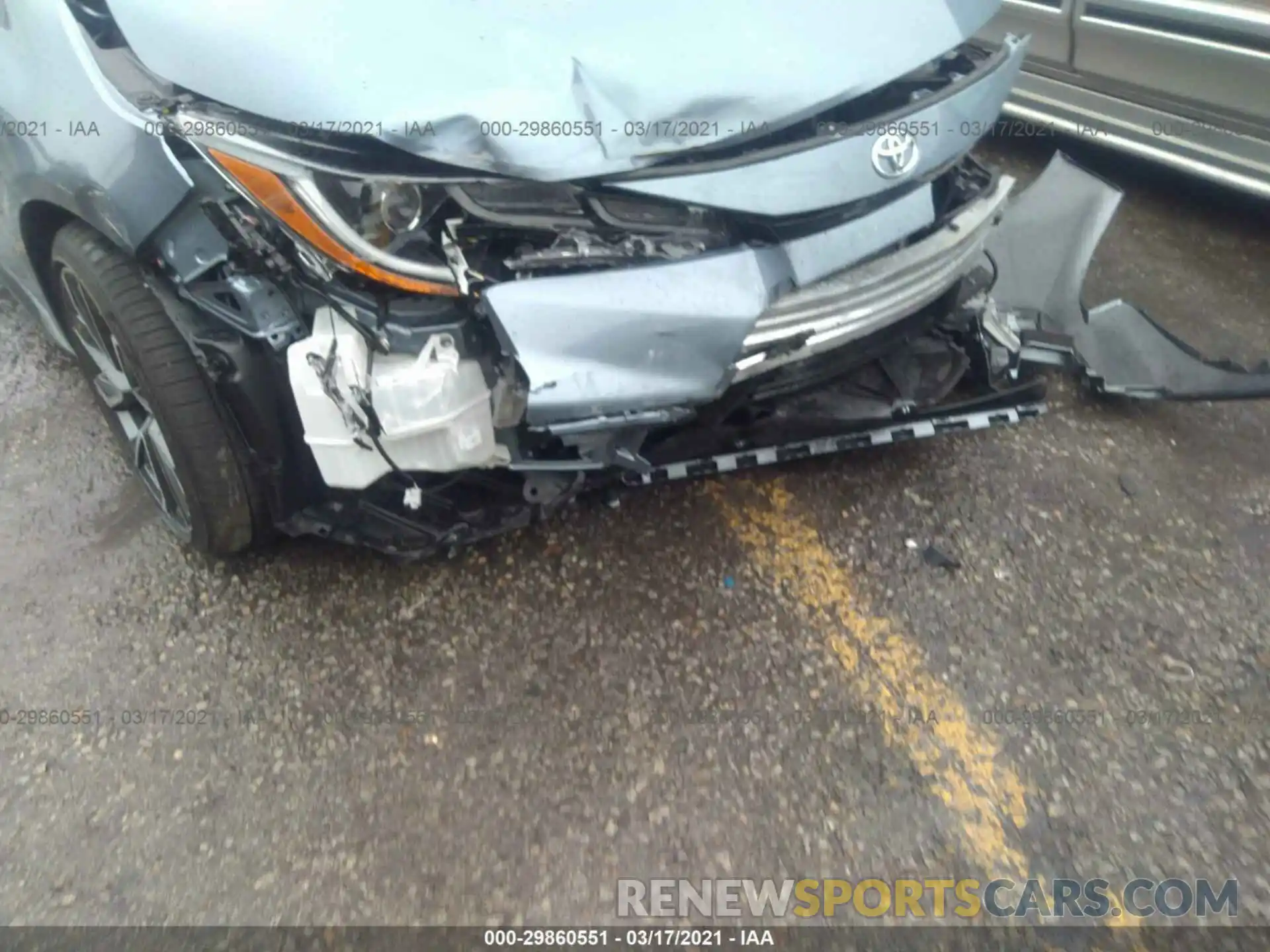 6 Photograph of a damaged car JTDS4MCE1MJ067511 TOYOTA COROLLA 2021