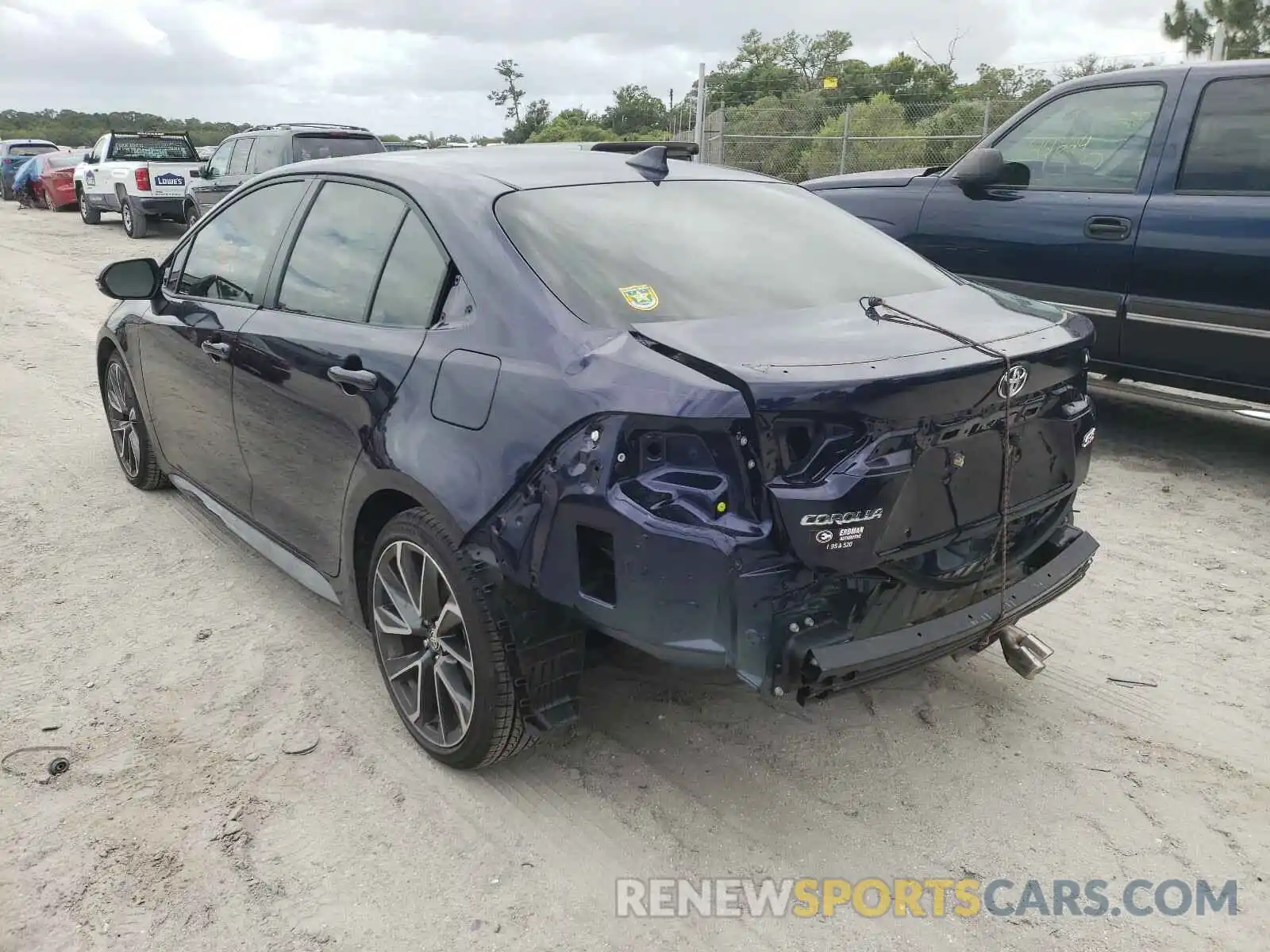 3 Photograph of a damaged car JTDS4MCE1MJ067816 TOYOTA COROLLA 2021