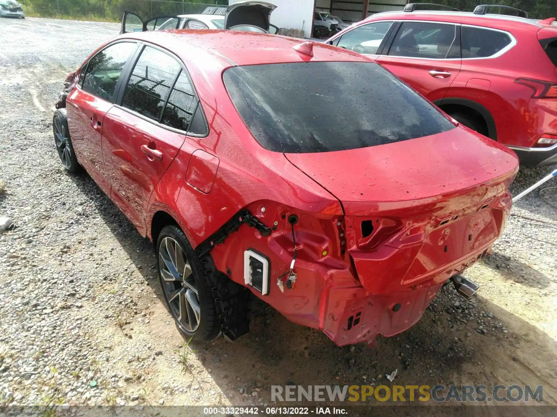 3 Photograph of a damaged car JTDS4MCE1MJ068710 TOYOTA COROLLA 2021