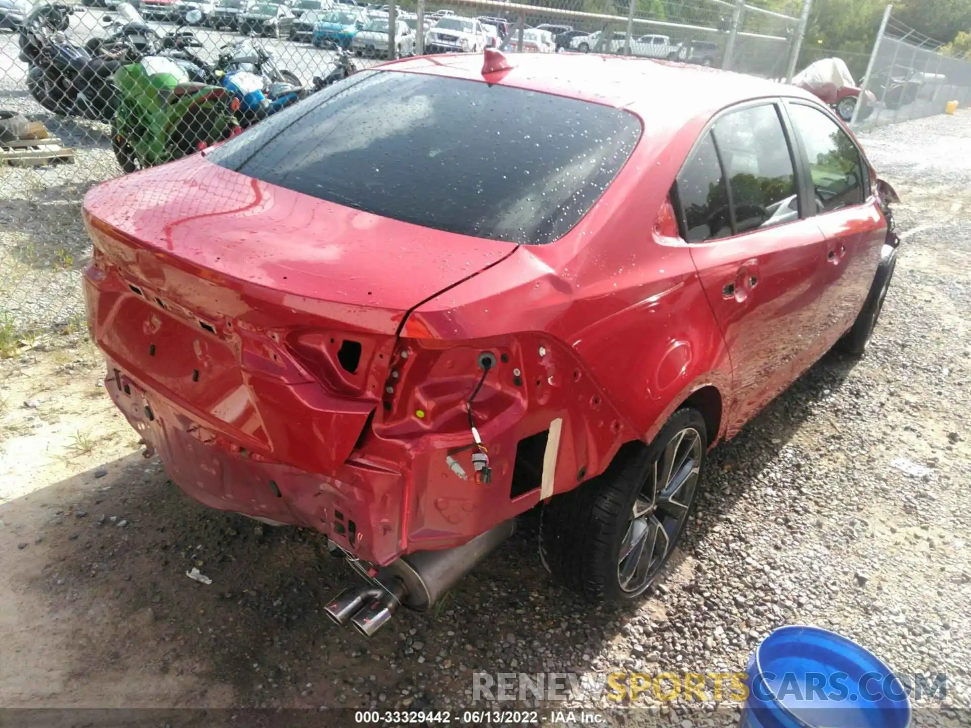 4 Photograph of a damaged car JTDS4MCE1MJ068710 TOYOTA COROLLA 2021