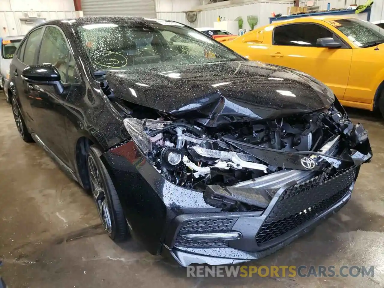 1 Photograph of a damaged car JTDS4MCE1MJ068898 TOYOTA COROLLA 2021