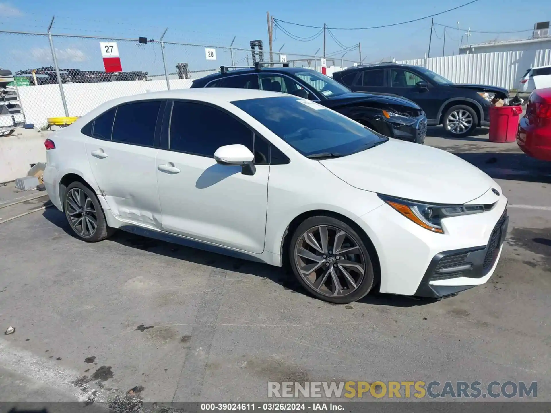 13 Photograph of a damaged car JTDS4MCE1MJ069372 TOYOTA COROLLA 2021