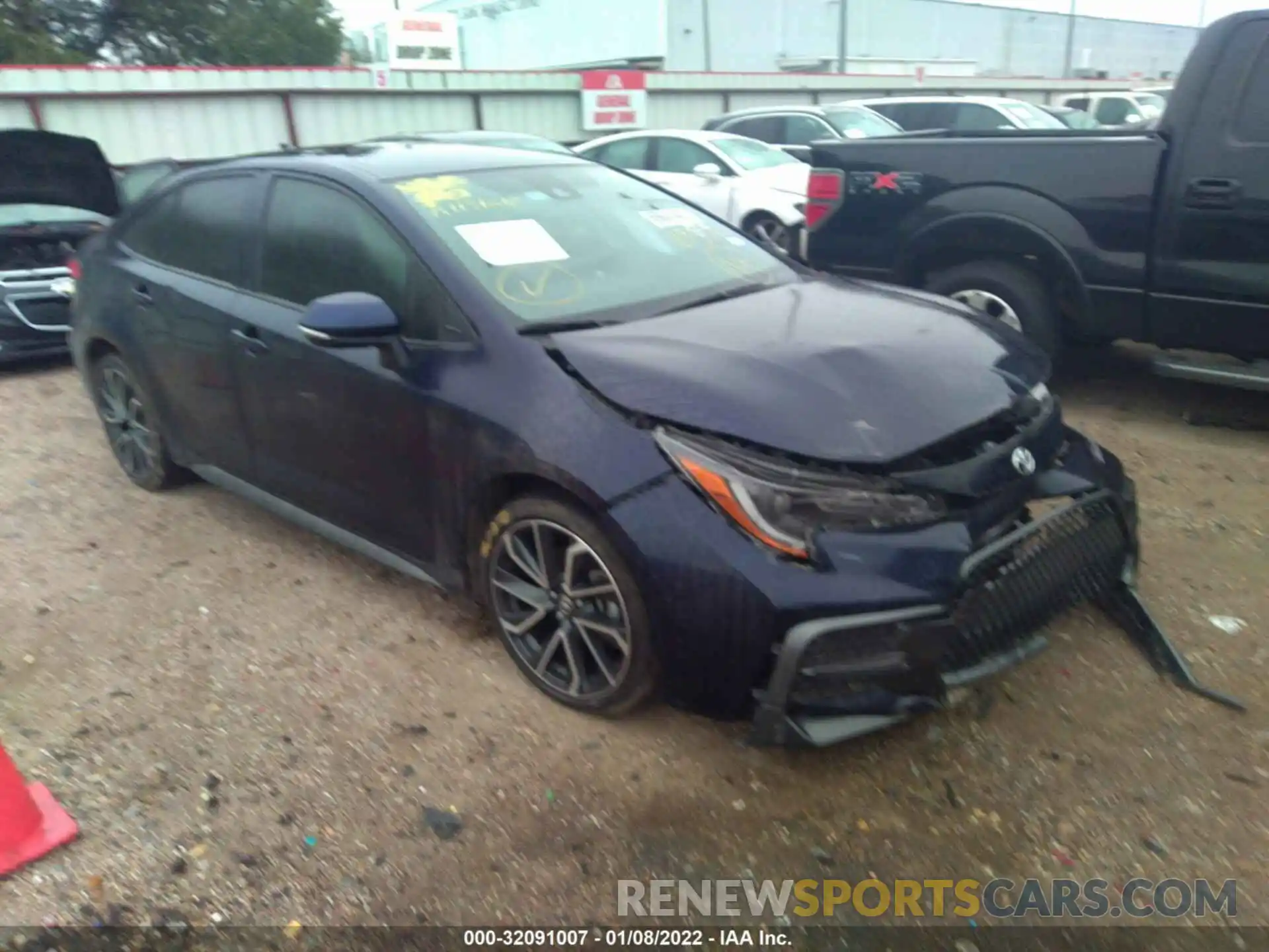 1 Photograph of a damaged car JTDS4MCE1MJ069551 TOYOTA COROLLA 2021