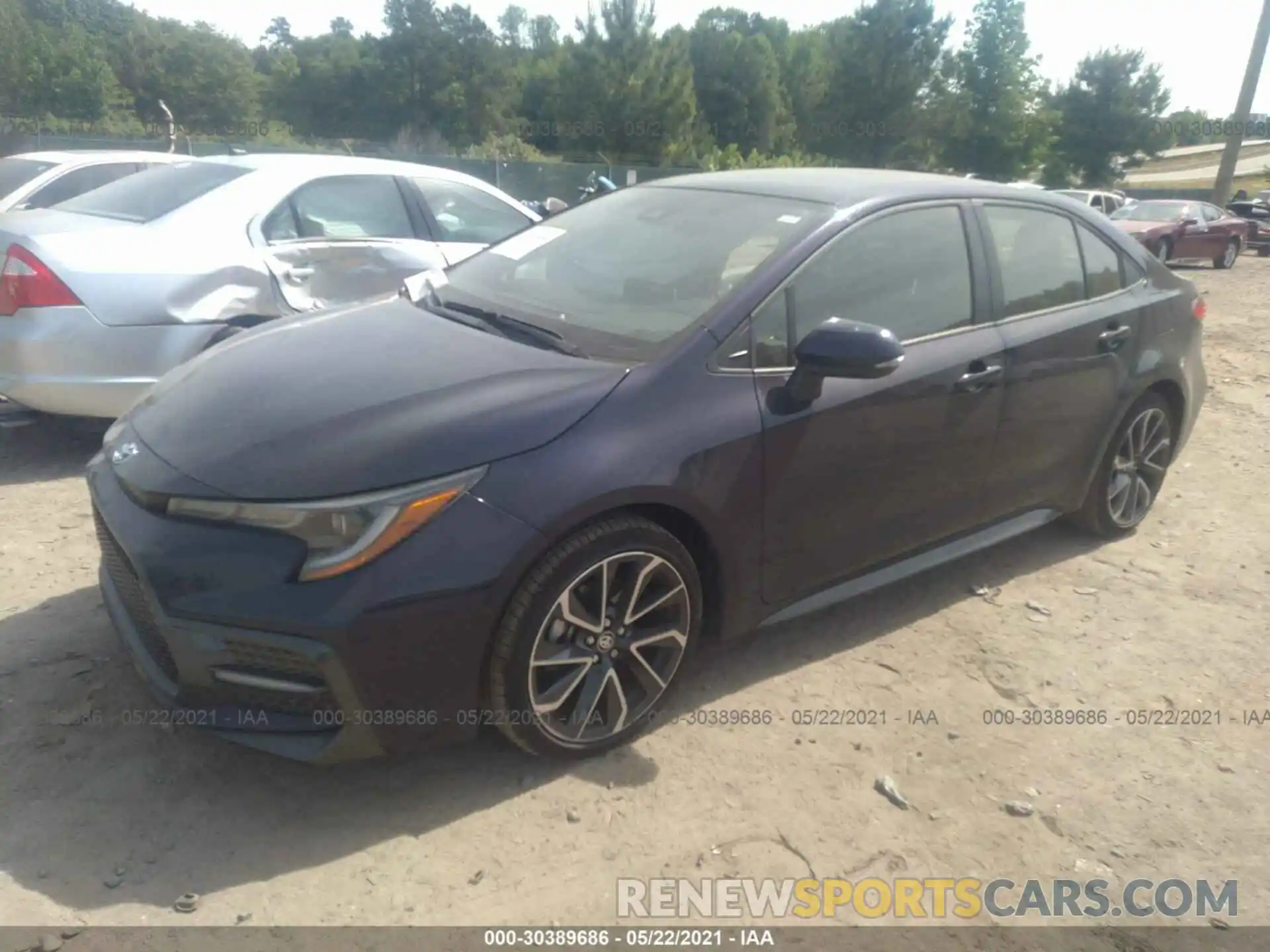 2 Photograph of a damaged car JTDS4MCE1MJ069596 TOYOTA COROLLA 2021