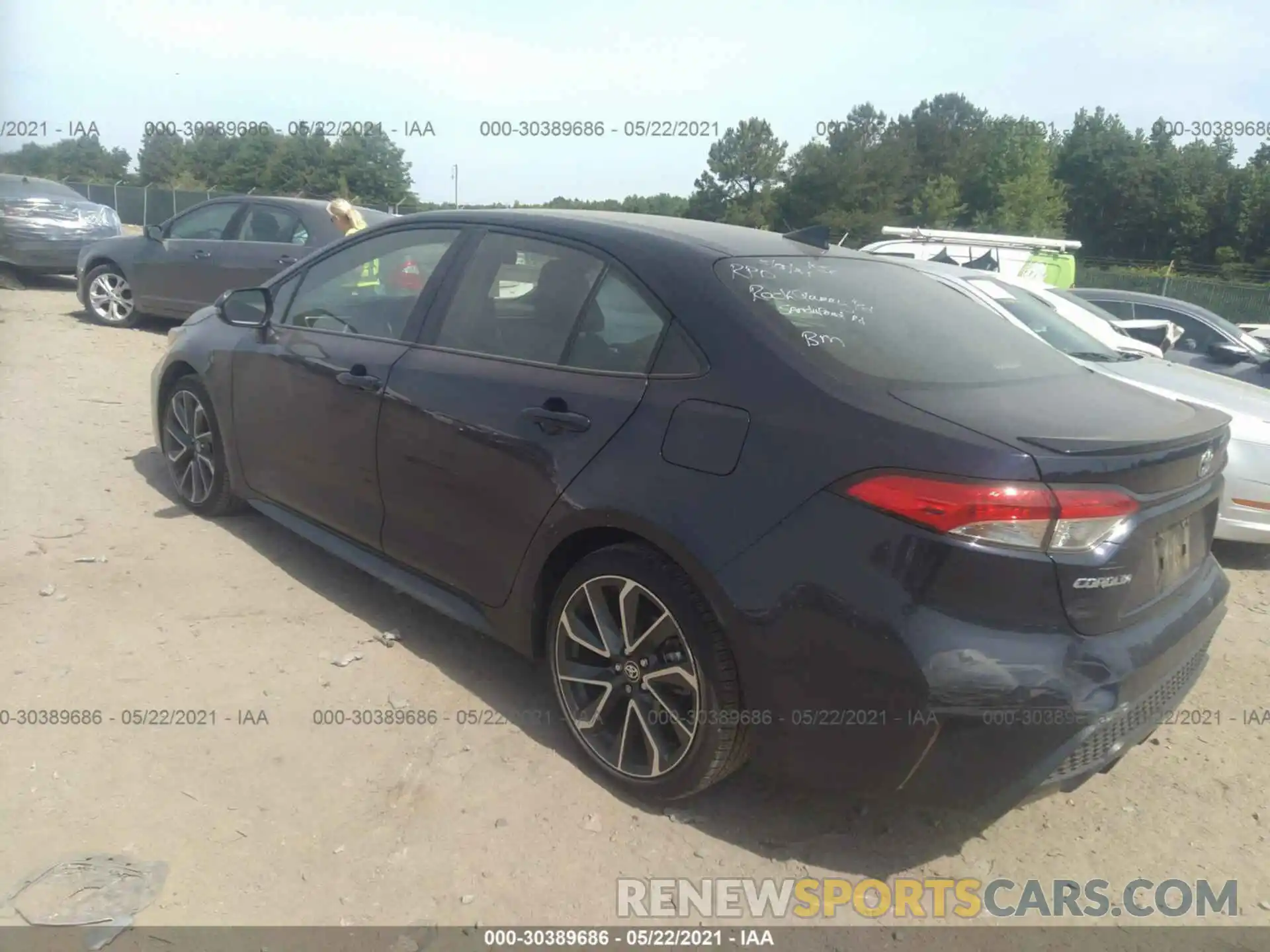 3 Photograph of a damaged car JTDS4MCE1MJ069596 TOYOTA COROLLA 2021