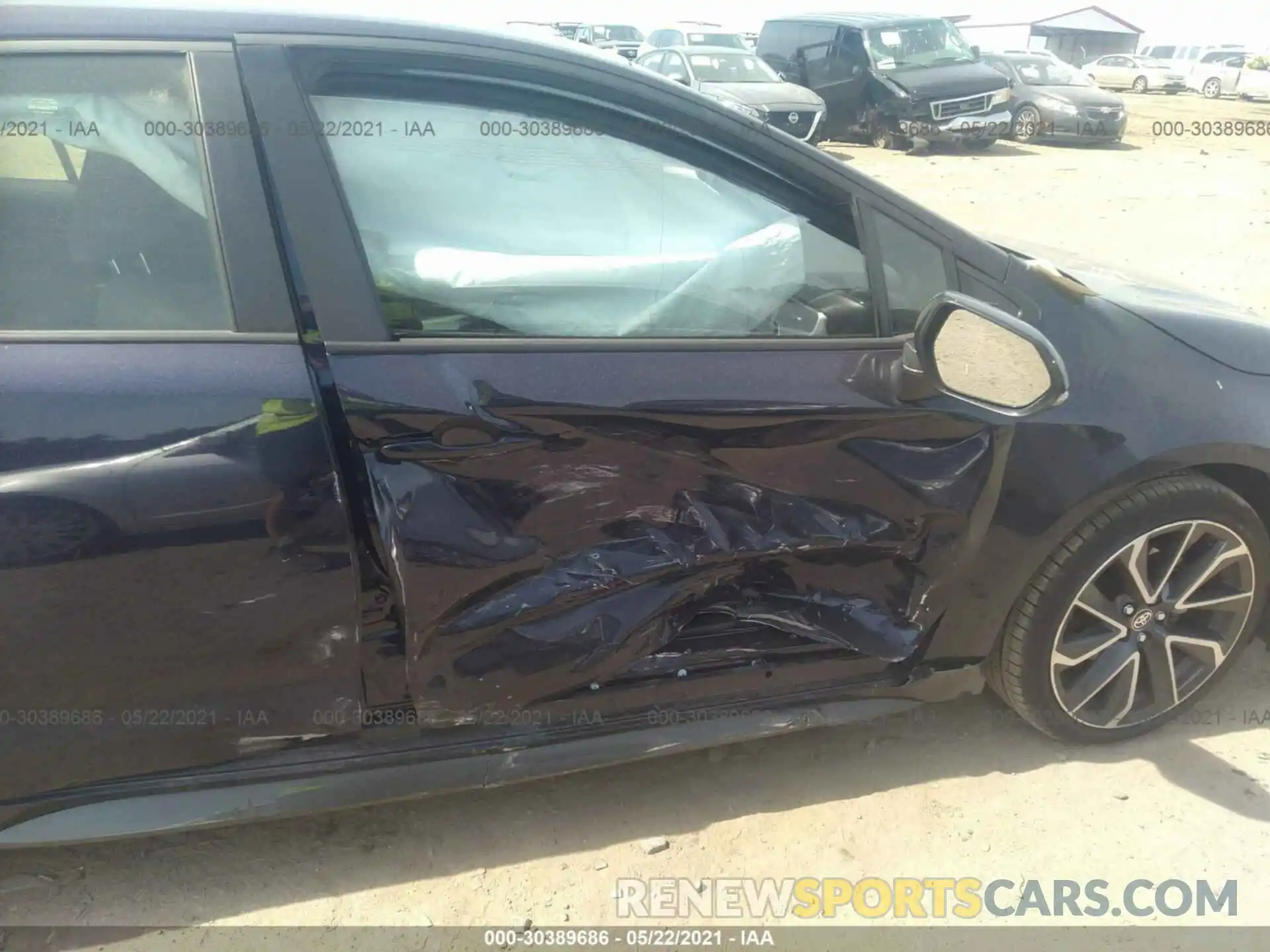 6 Photograph of a damaged car JTDS4MCE1MJ069596 TOYOTA COROLLA 2021