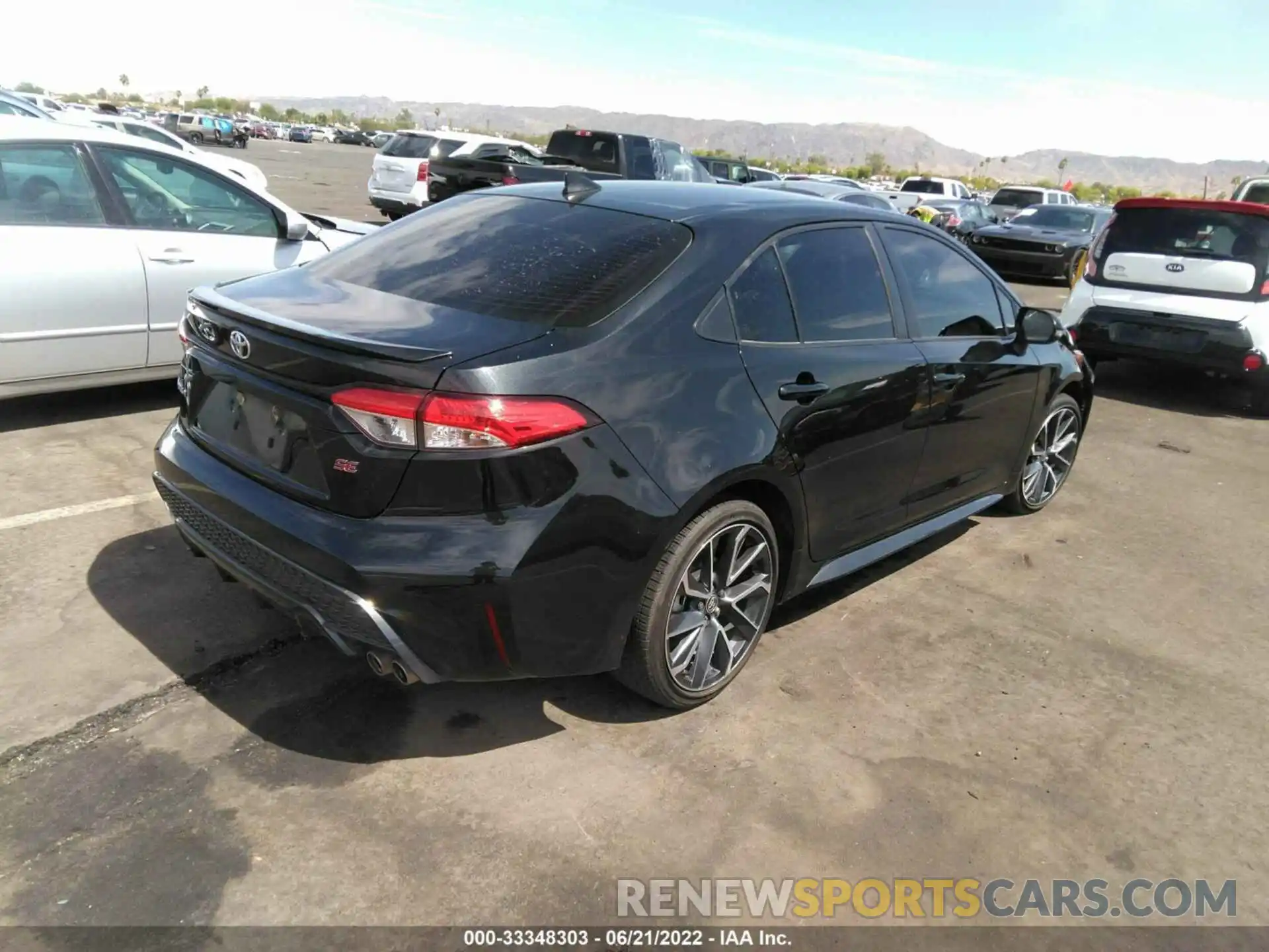 4 Photograph of a damaged car JTDS4MCE1MJ070750 TOYOTA COROLLA 2021