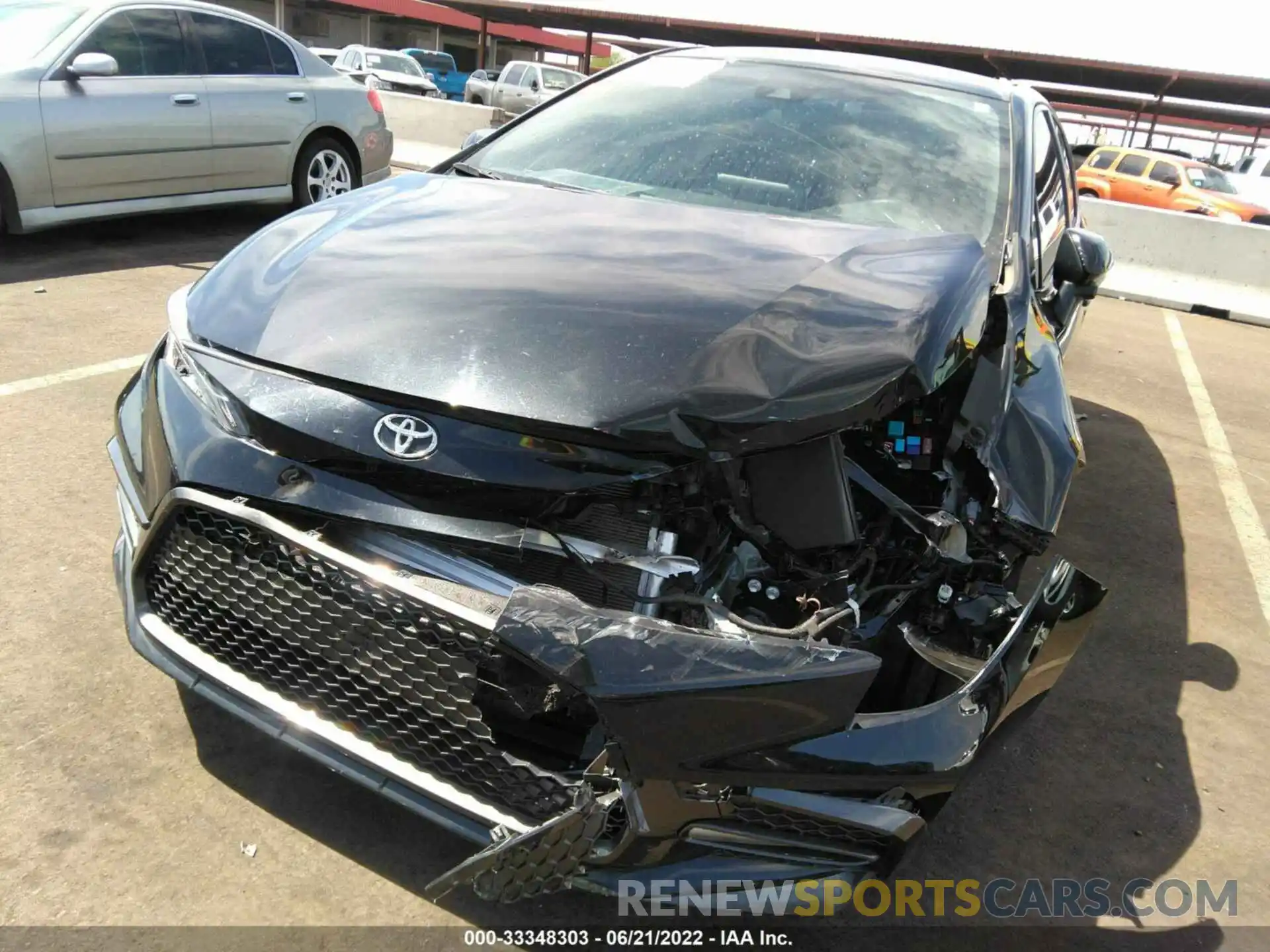 6 Photograph of a damaged car JTDS4MCE1MJ070750 TOYOTA COROLLA 2021