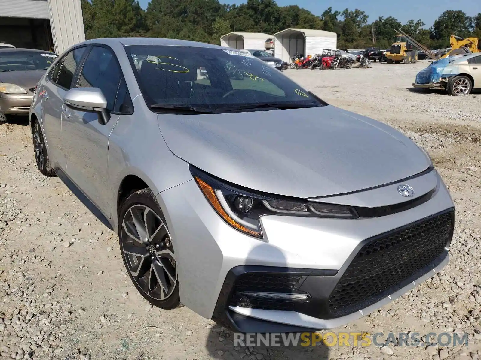 1 Photograph of a damaged car JTDS4MCE1MJ070778 TOYOTA COROLLA 2021