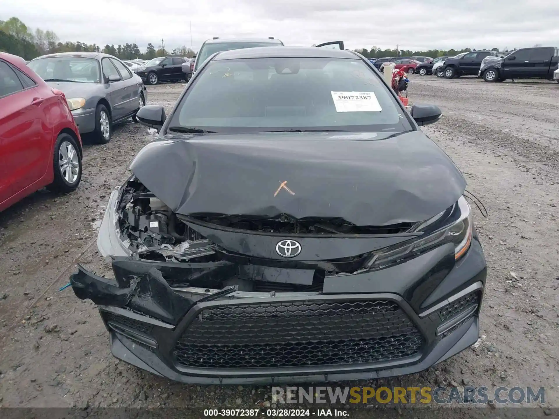 12 Photograph of a damaged car JTDS4MCE1MJ072465 TOYOTA COROLLA 2021