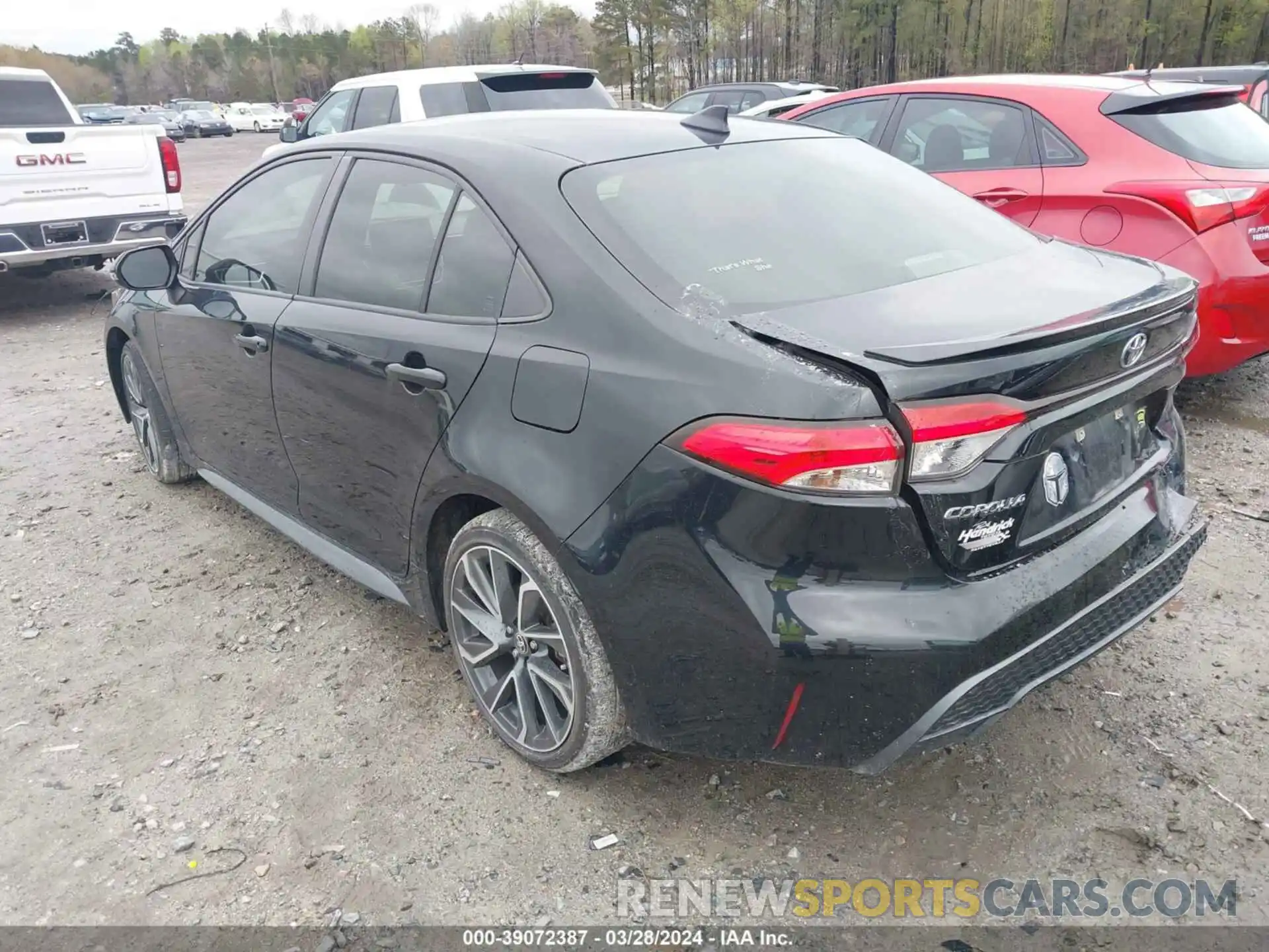 3 Photograph of a damaged car JTDS4MCE1MJ072465 TOYOTA COROLLA 2021