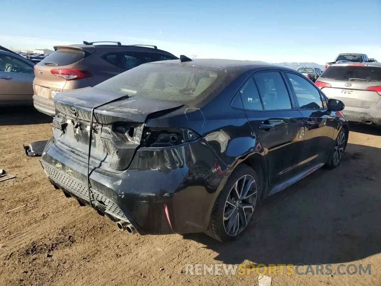 3 Photograph of a damaged car JTDS4MCE1MJ073034 TOYOTA COROLLA 2021