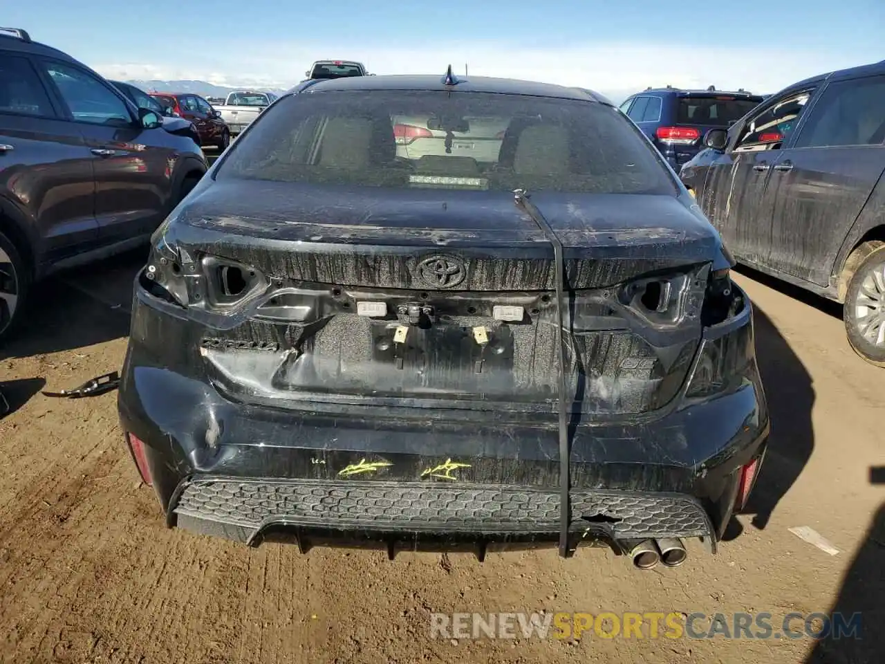 6 Photograph of a damaged car JTDS4MCE1MJ073034 TOYOTA COROLLA 2021