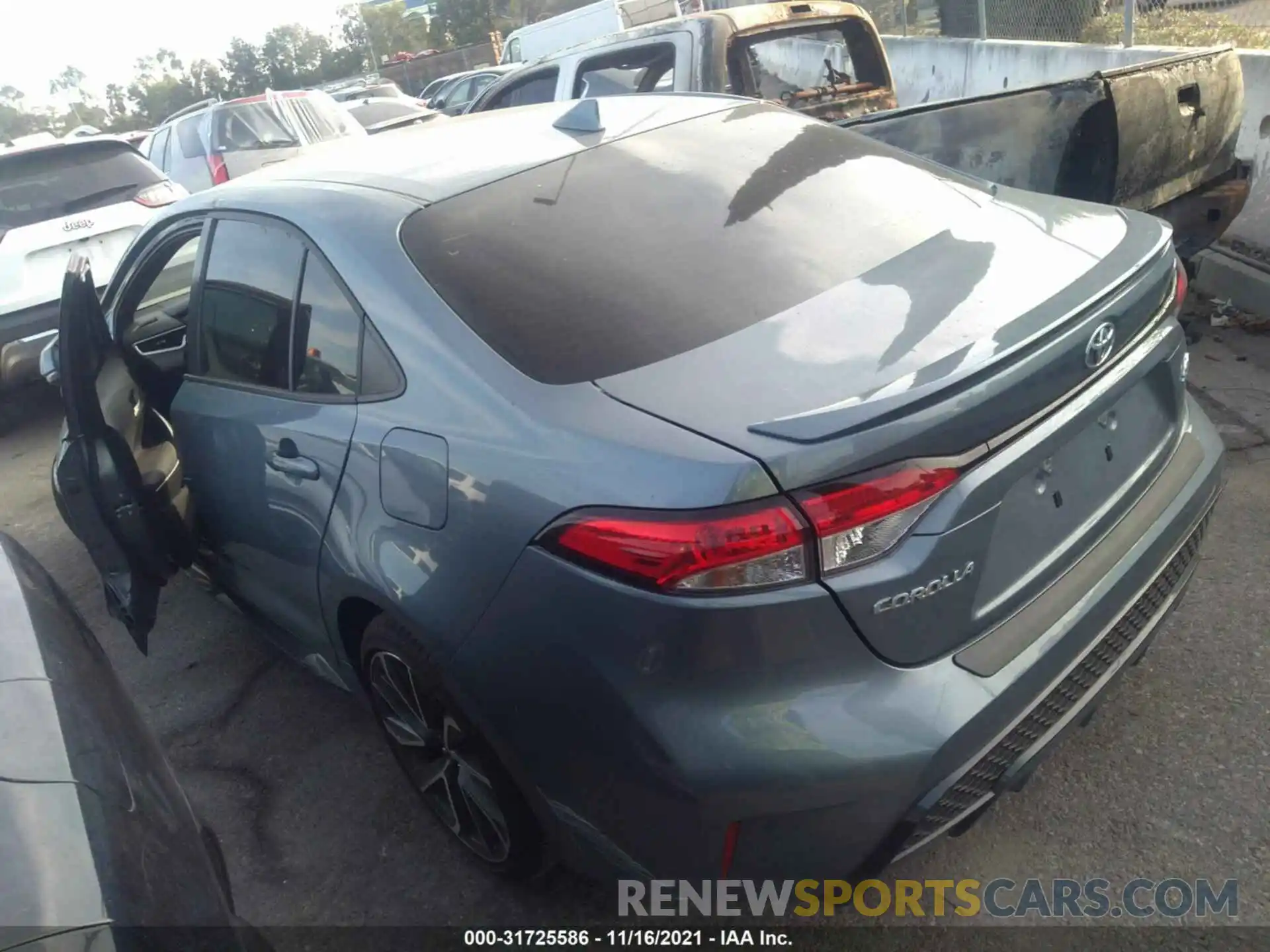 3 Photograph of a damaged car JTDS4MCE1MJ073552 TOYOTA COROLLA 2021